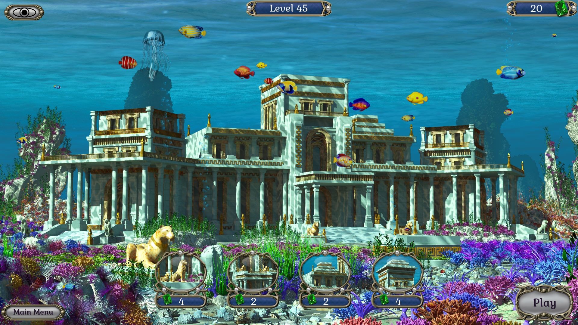 Jewel Match Atlantis Solitaire 3 - Collector's Edition screenshot 21
