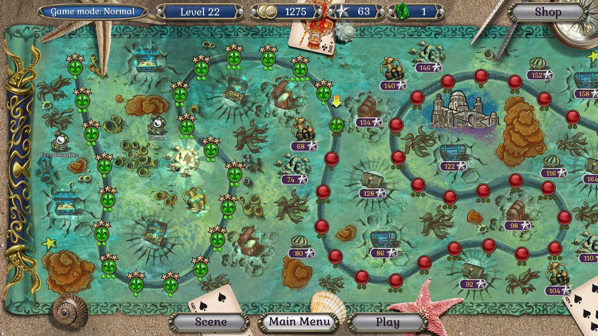 Jewel Match Atlantis Solitaire 3 - Collector's Edition screenshot 19