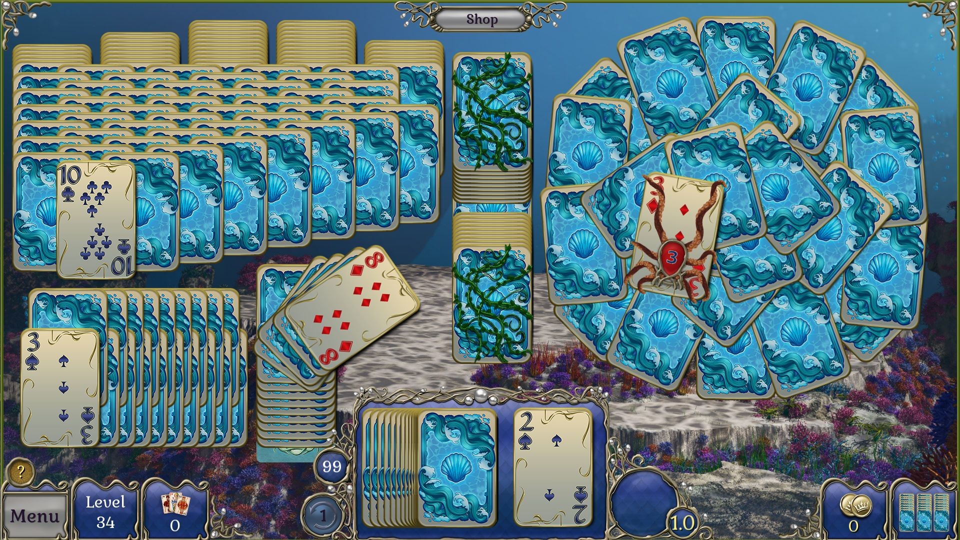 Jewel Match Atlantis Solitaire 3 - Collector's Edition screenshot 20