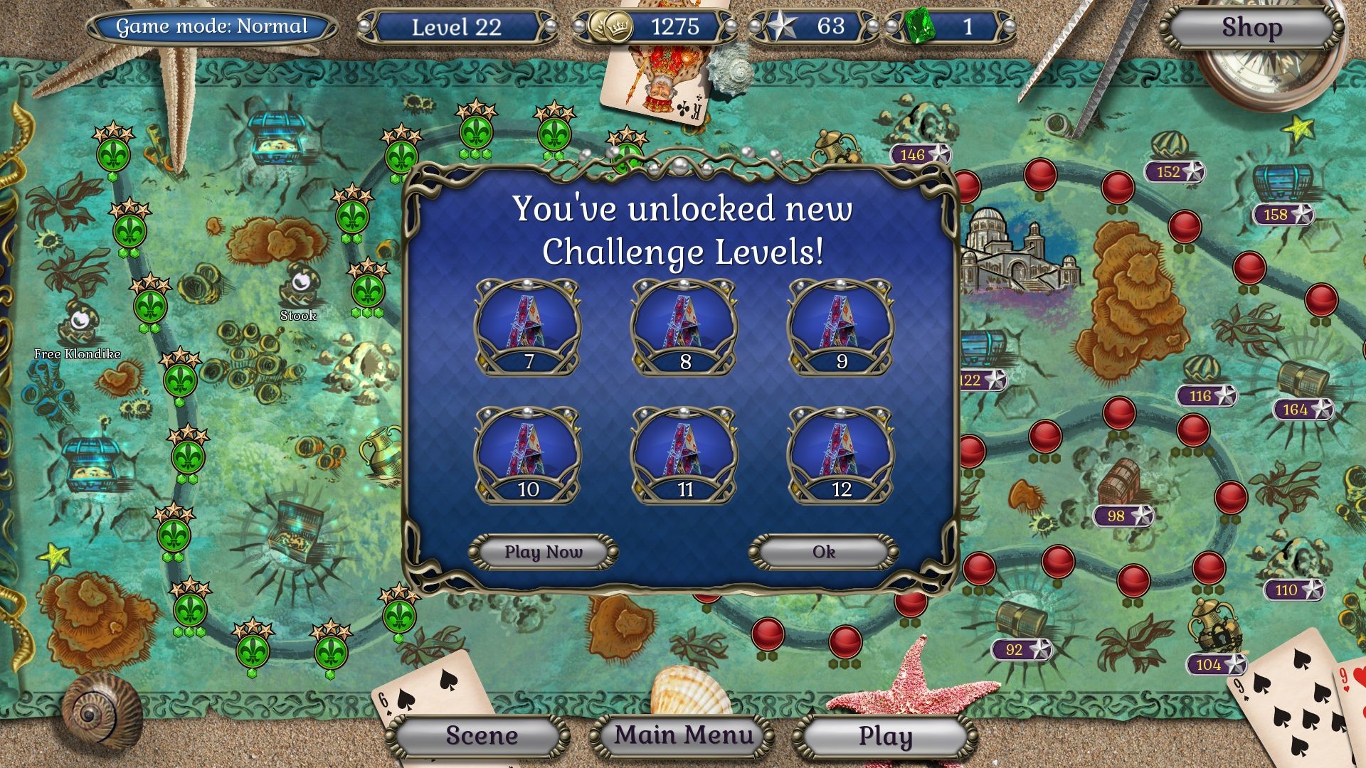 Jewel Match Atlantis Solitaire 3 - Collector's Edition screenshot 16
