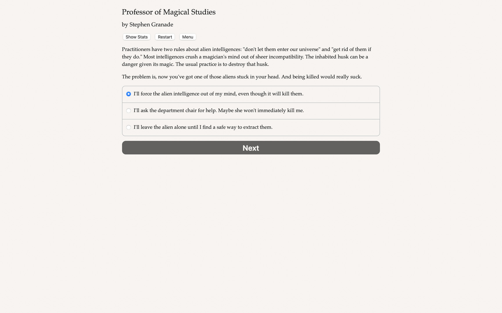 Professor of Magical Studies screenshot 3