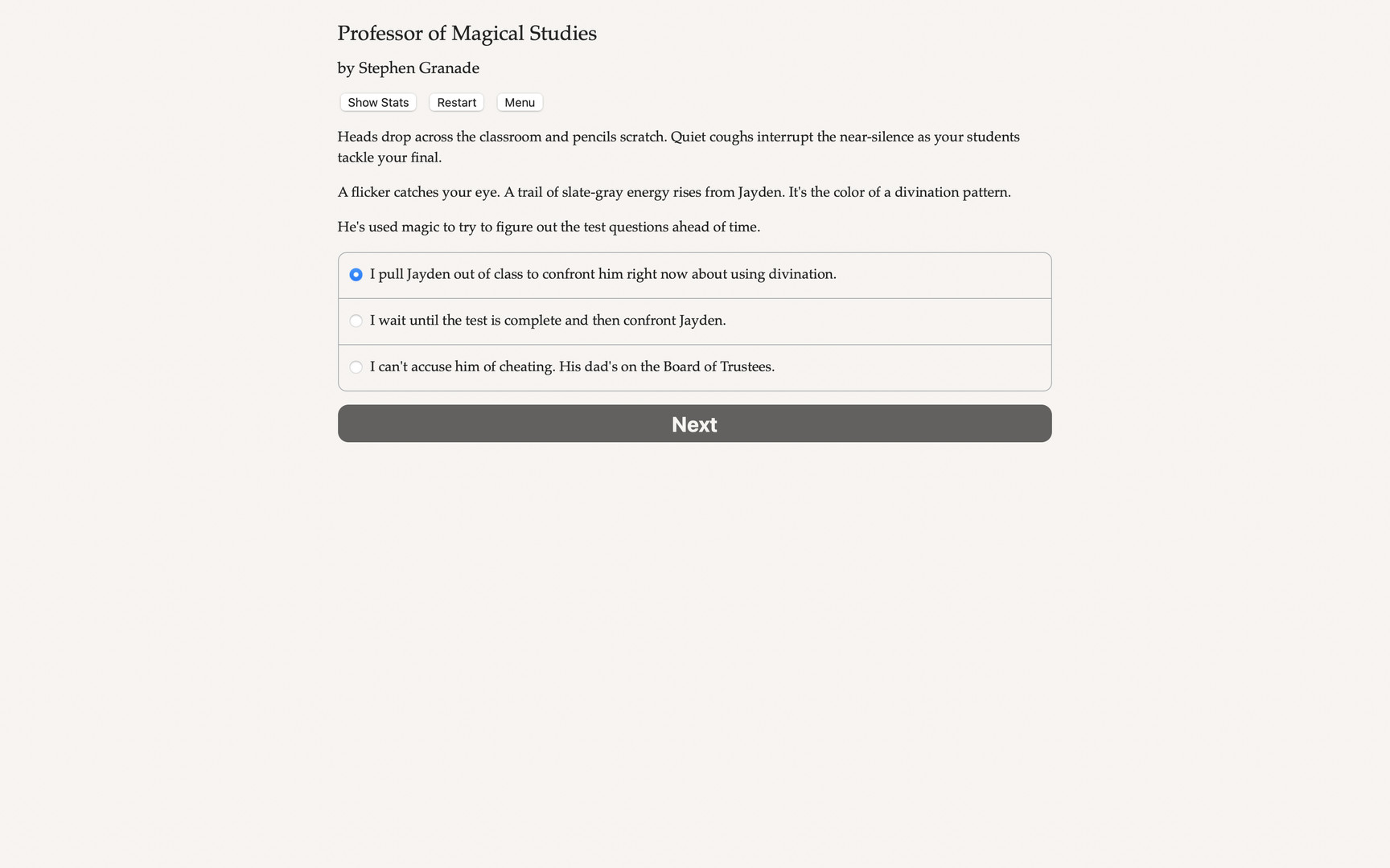 Professor of Magical Studies screenshot 2