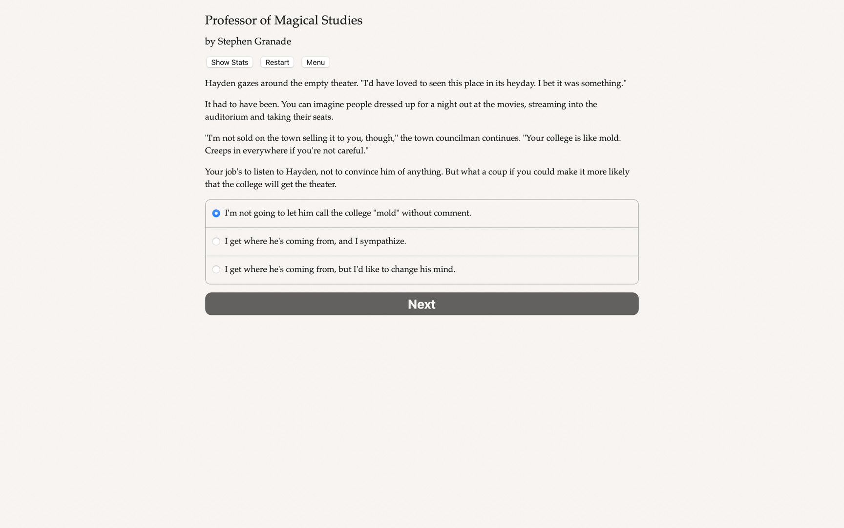 Professor of Magical Studies screenshot 5