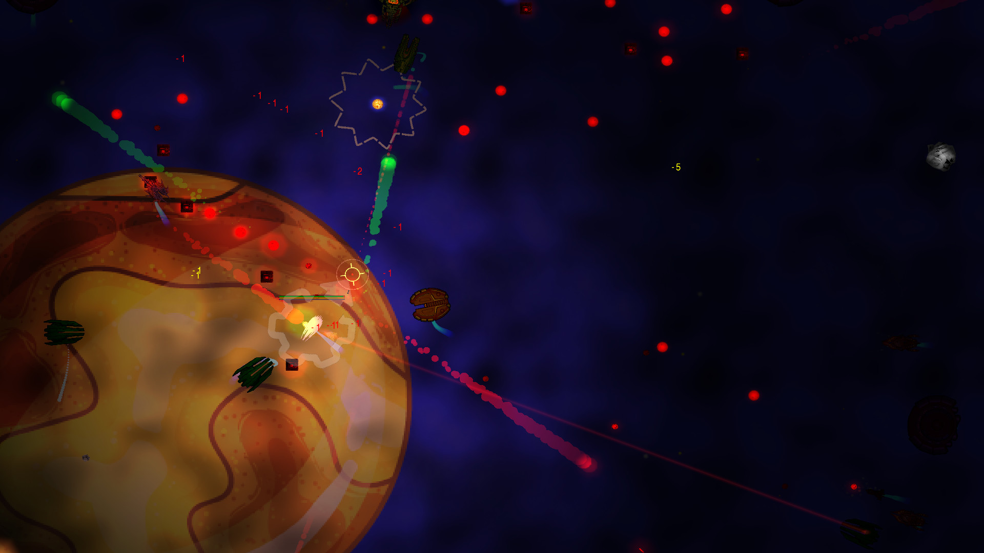 Bionic Shield: Battle for Space Nebula Omega screenshot 1