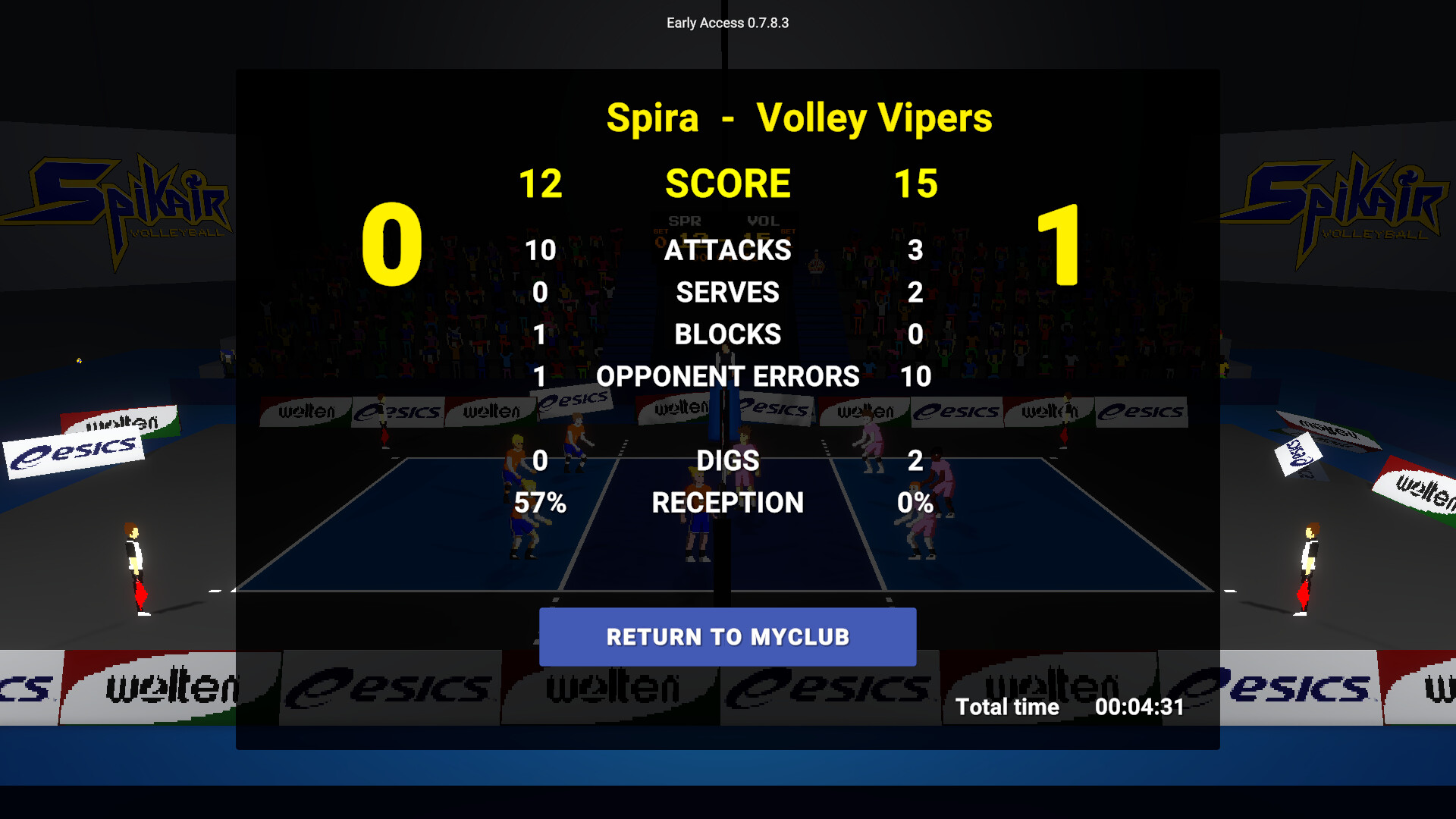 Spikair Volleyball screenshot 7