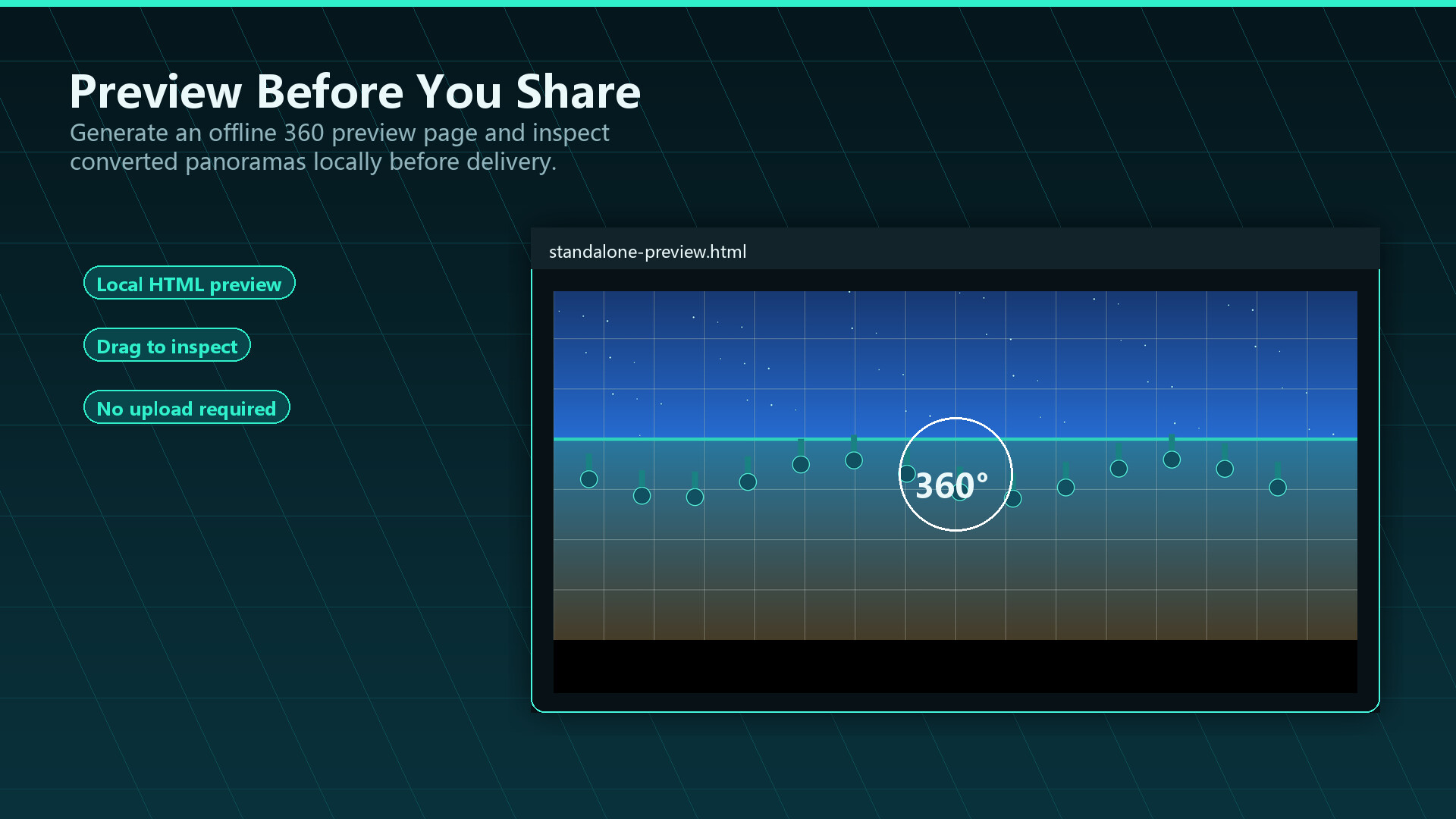 Batch Panorama Converter: 360 Image Tool screenshot 2