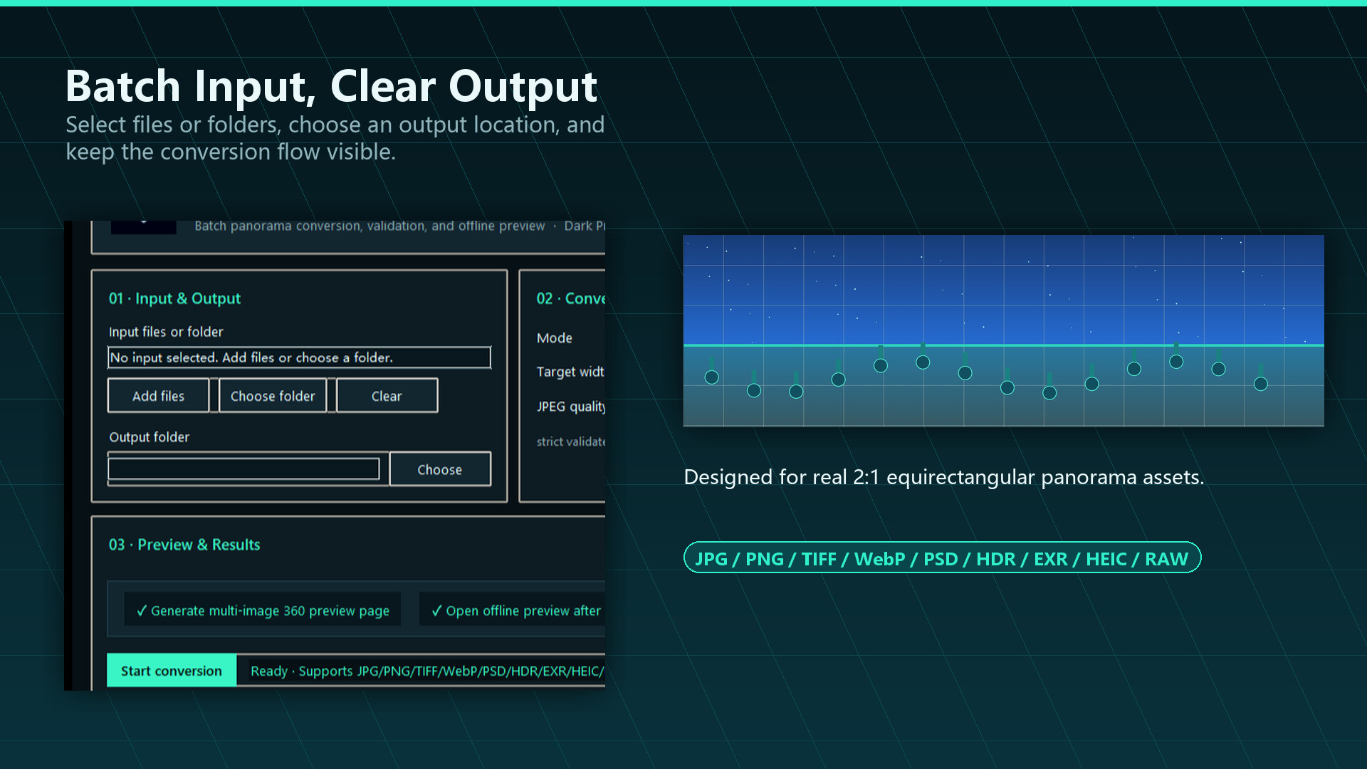 Batch Panorama Converter: 360 Image Tool screenshot 3