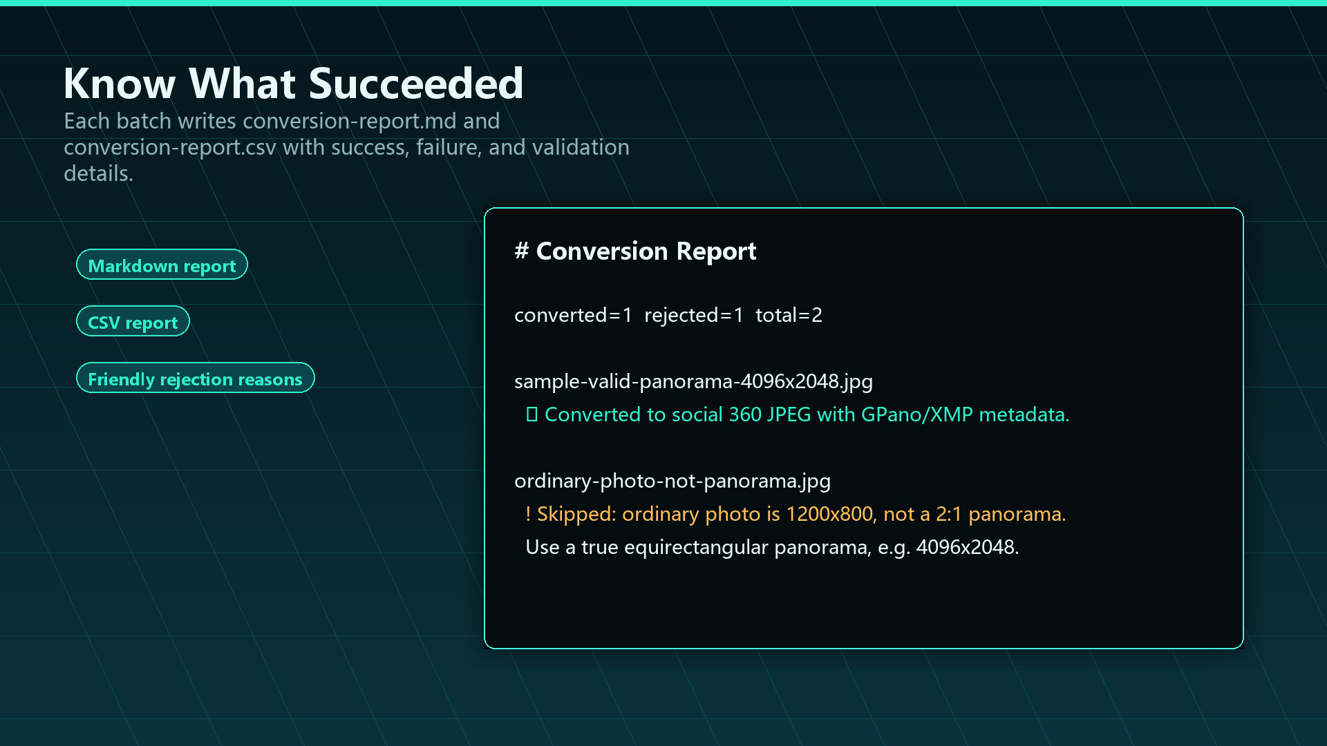 Batch Panorama Converter: 360 Image Tool screenshot 4