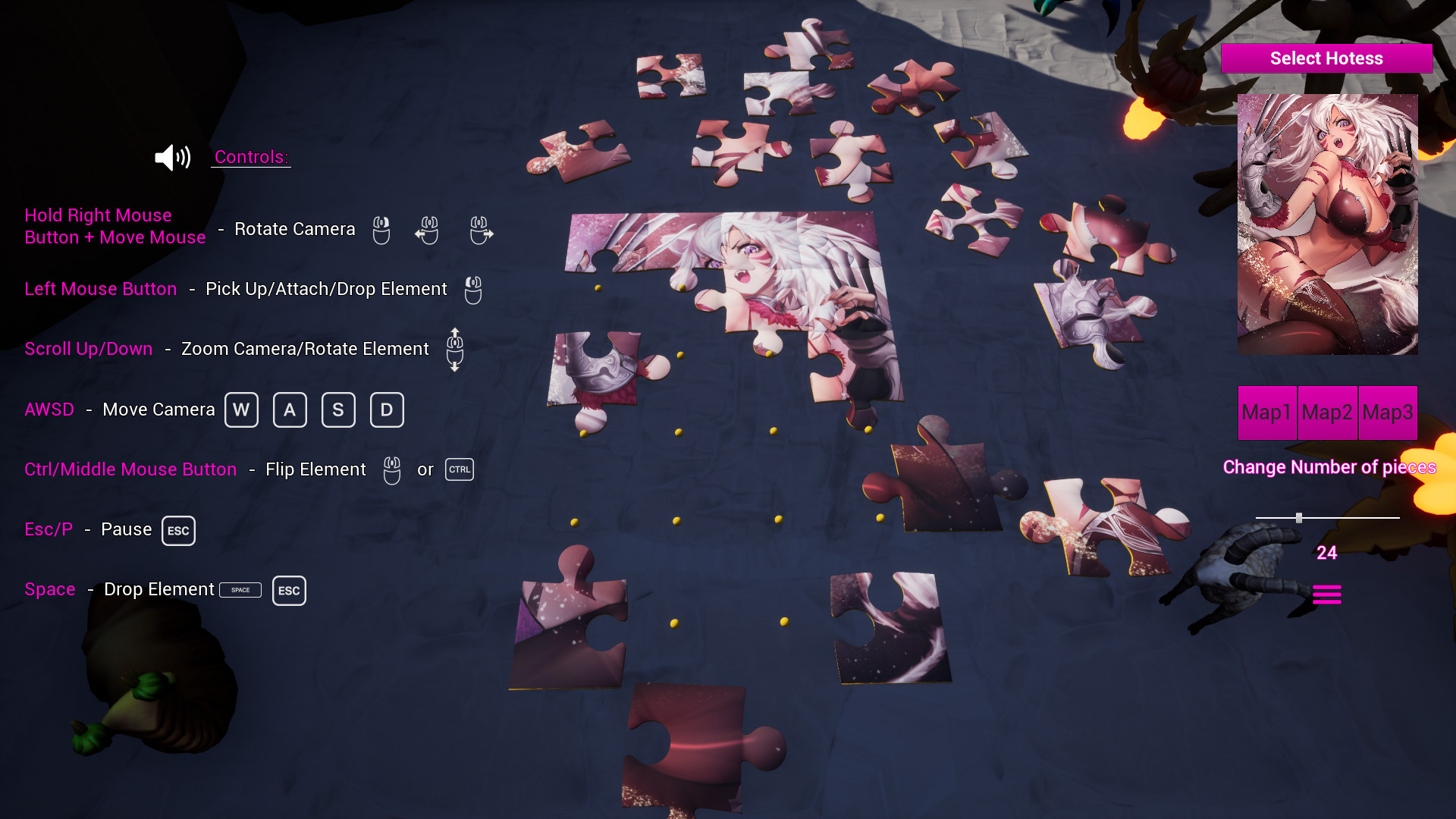 Anime Fantasy Jigsaw Puzzle 3D screenshot 1
