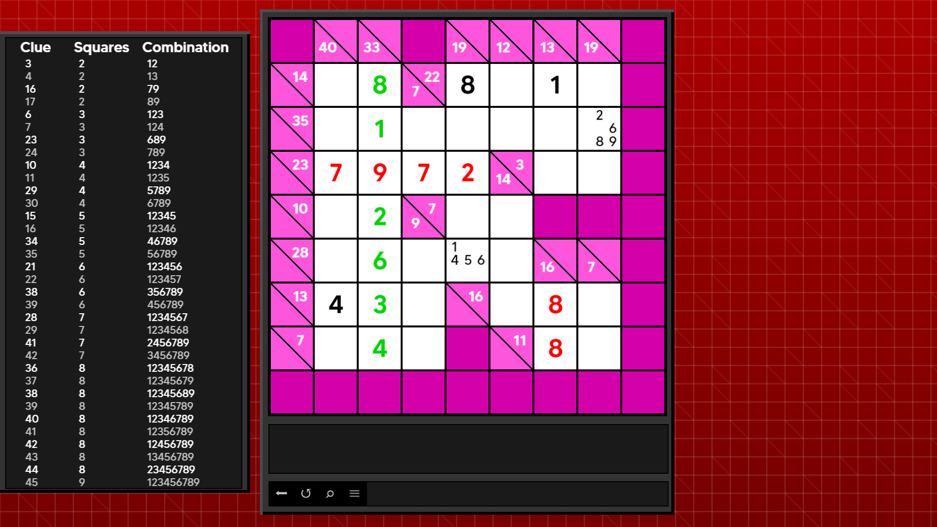 Super Kakuro - Cross Sums screenshot 3