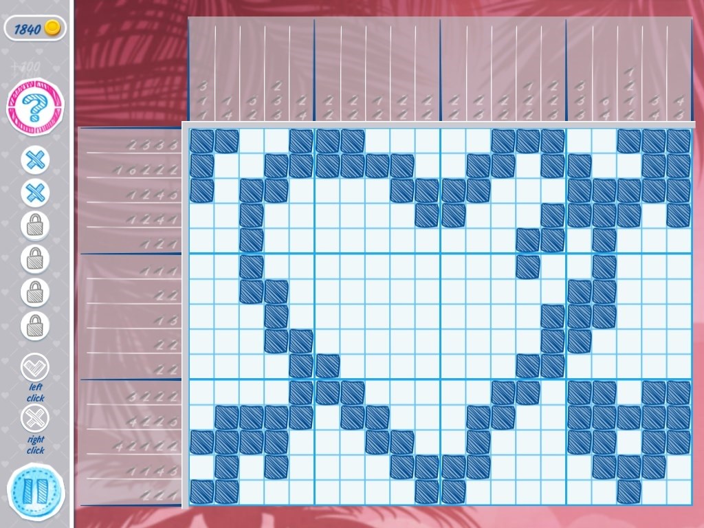 Valentine's Day Griddlers screenshot 2