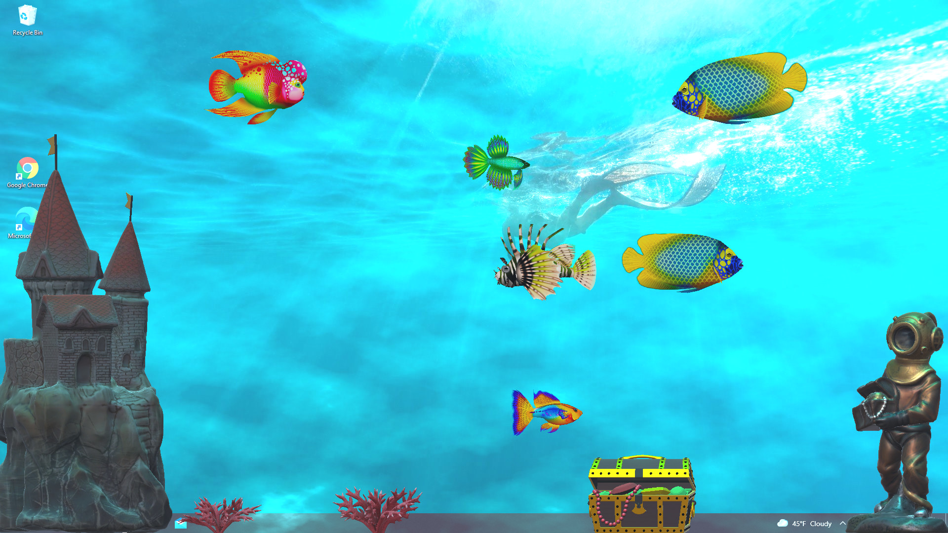 Virtual Aquarium - Overlay Desktop Game screenshot 5