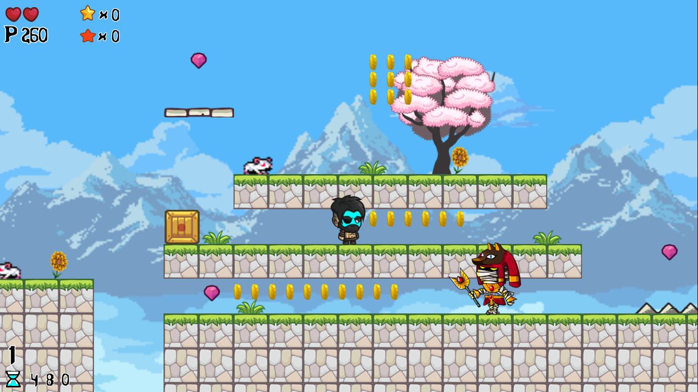 Blue Barbarian Man screenshot 2