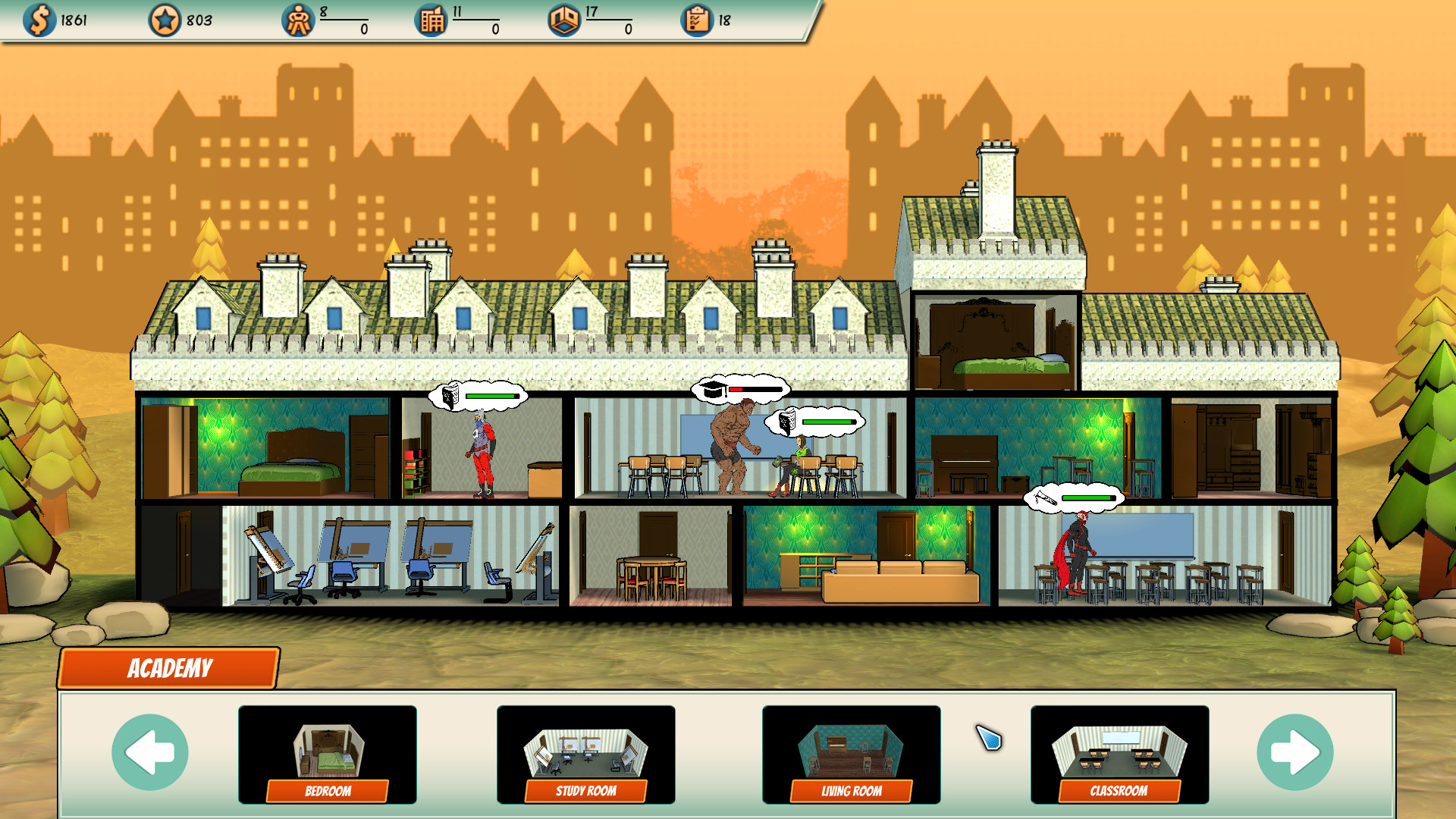 Superheroes Academy screenshot 1