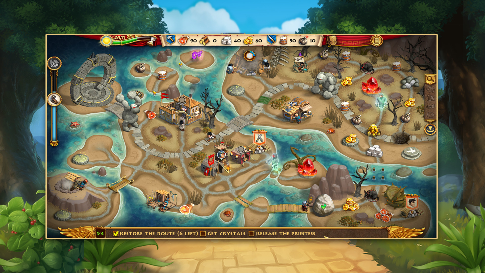 Roads Of Rome: Portals Collector's Edition screenshot 5