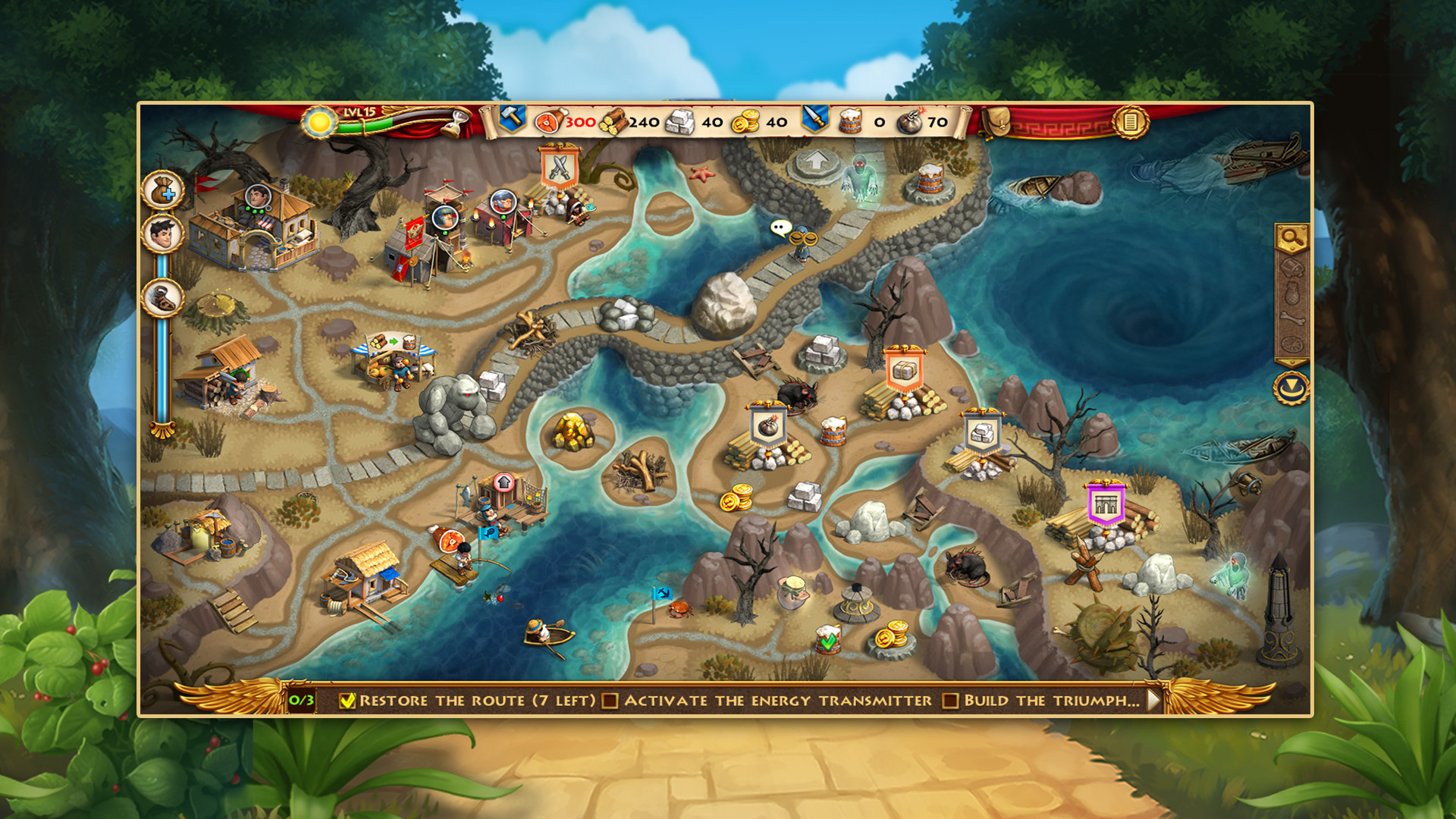 Roads Of Rome: Portals Collector's Edition screenshot 4