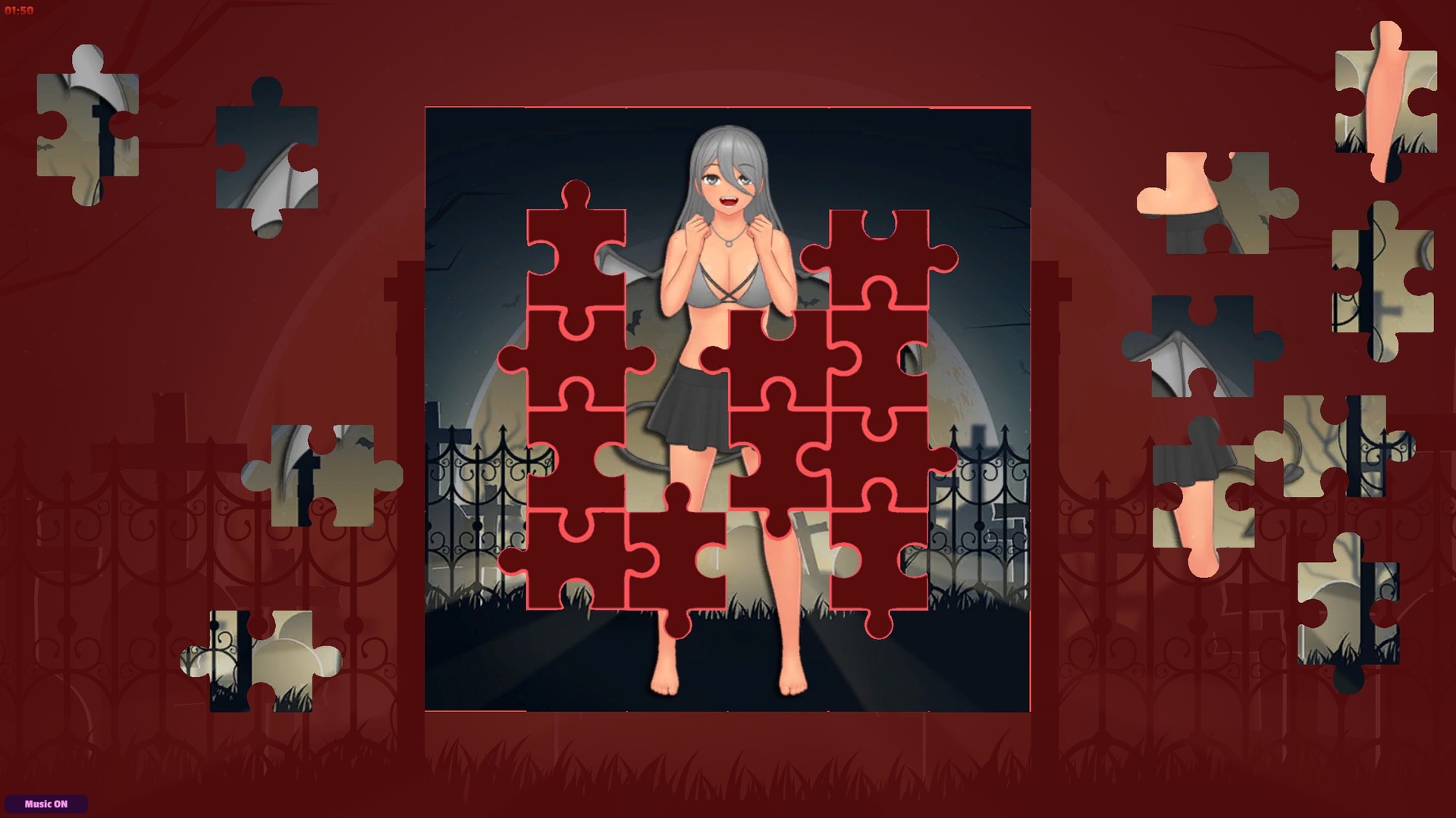Adult Puzzles - Hentai Halloween screenshot 5