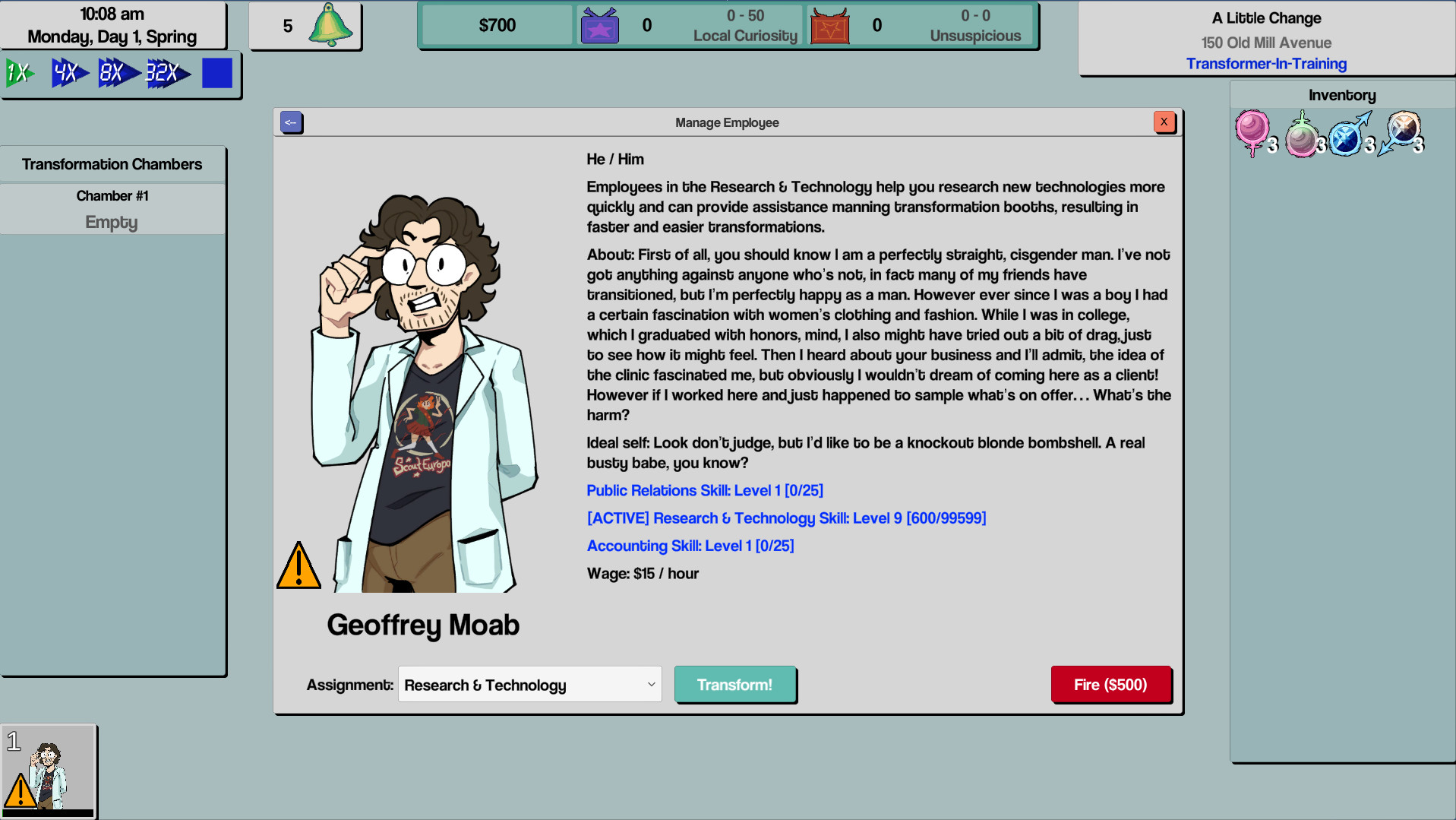 Transformation Tycoon screenshot 1