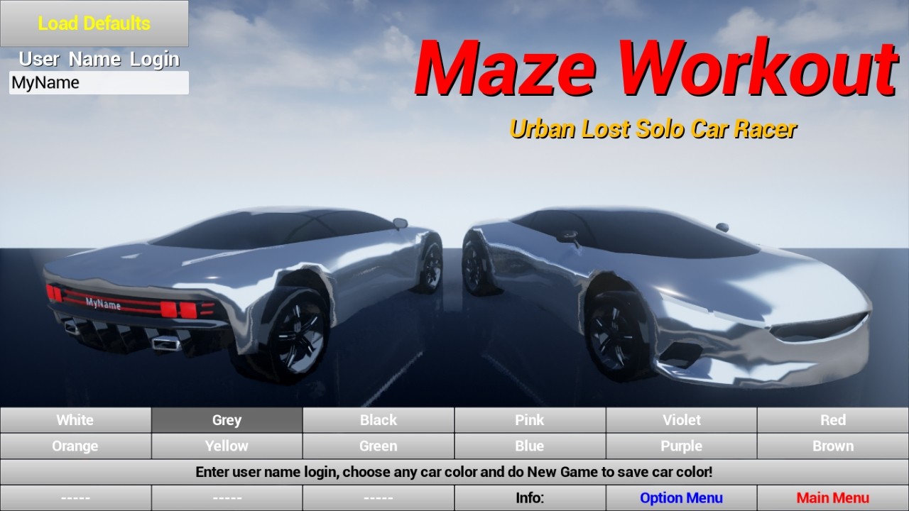 Maze Workout - Urban Lost Solo Car Racer screenshot 8