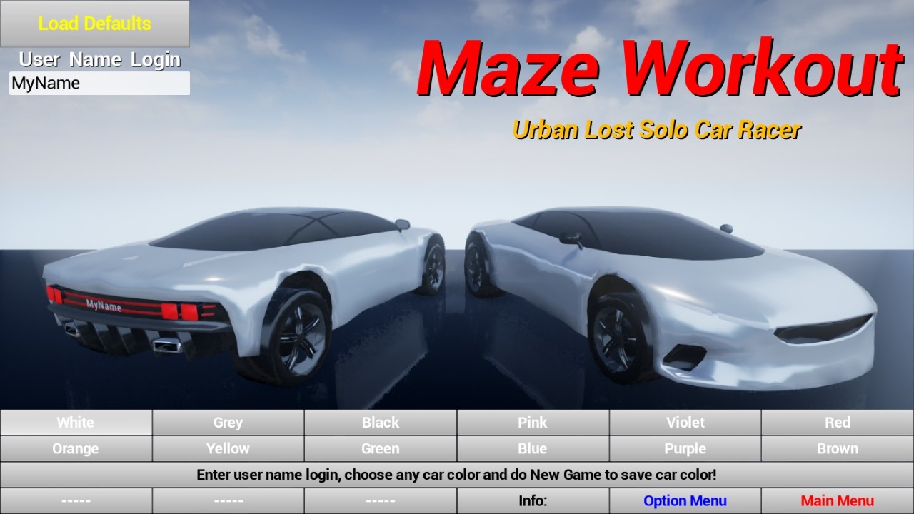 Maze Workout - Urban Lost Solo Car Racer screenshot 9