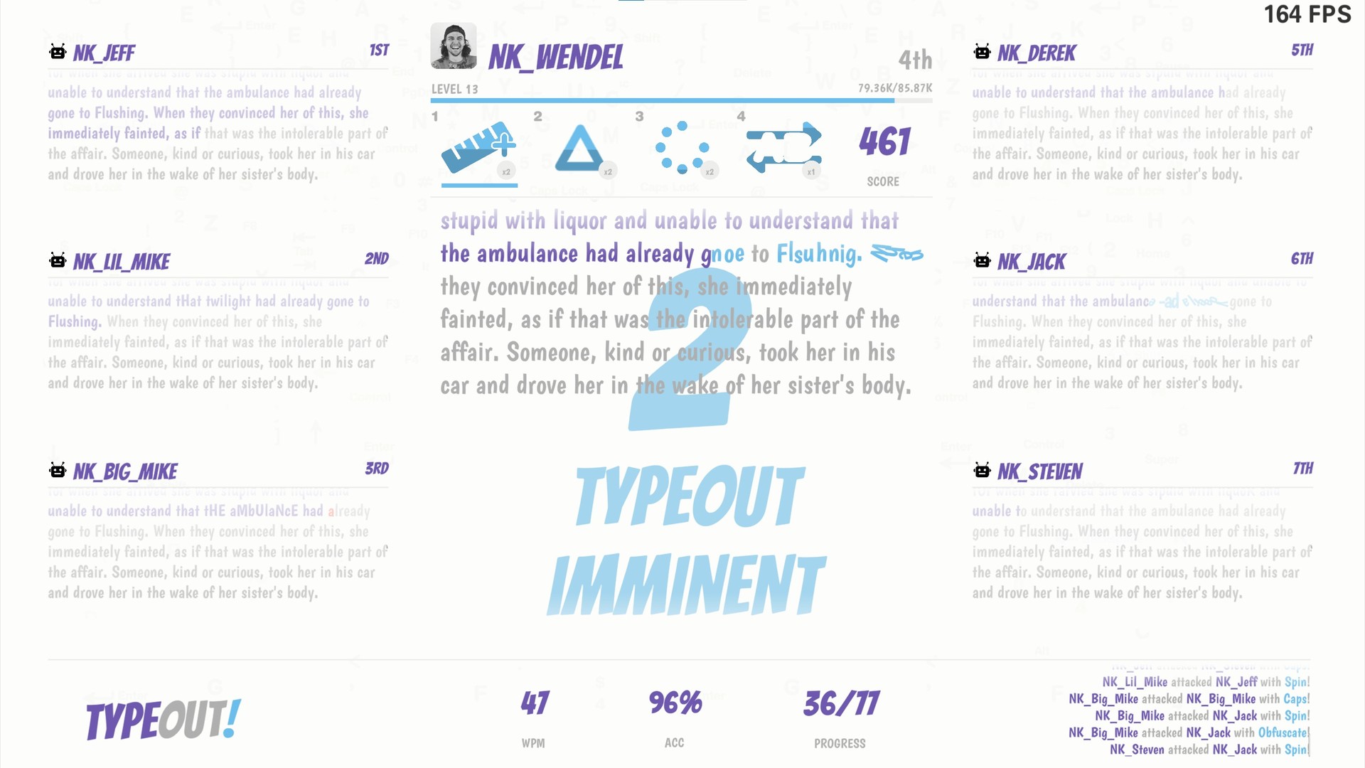 TypeOut screenshot 2