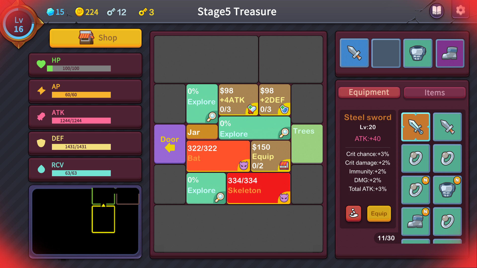 Minimal Dungeon RPG screenshot 1