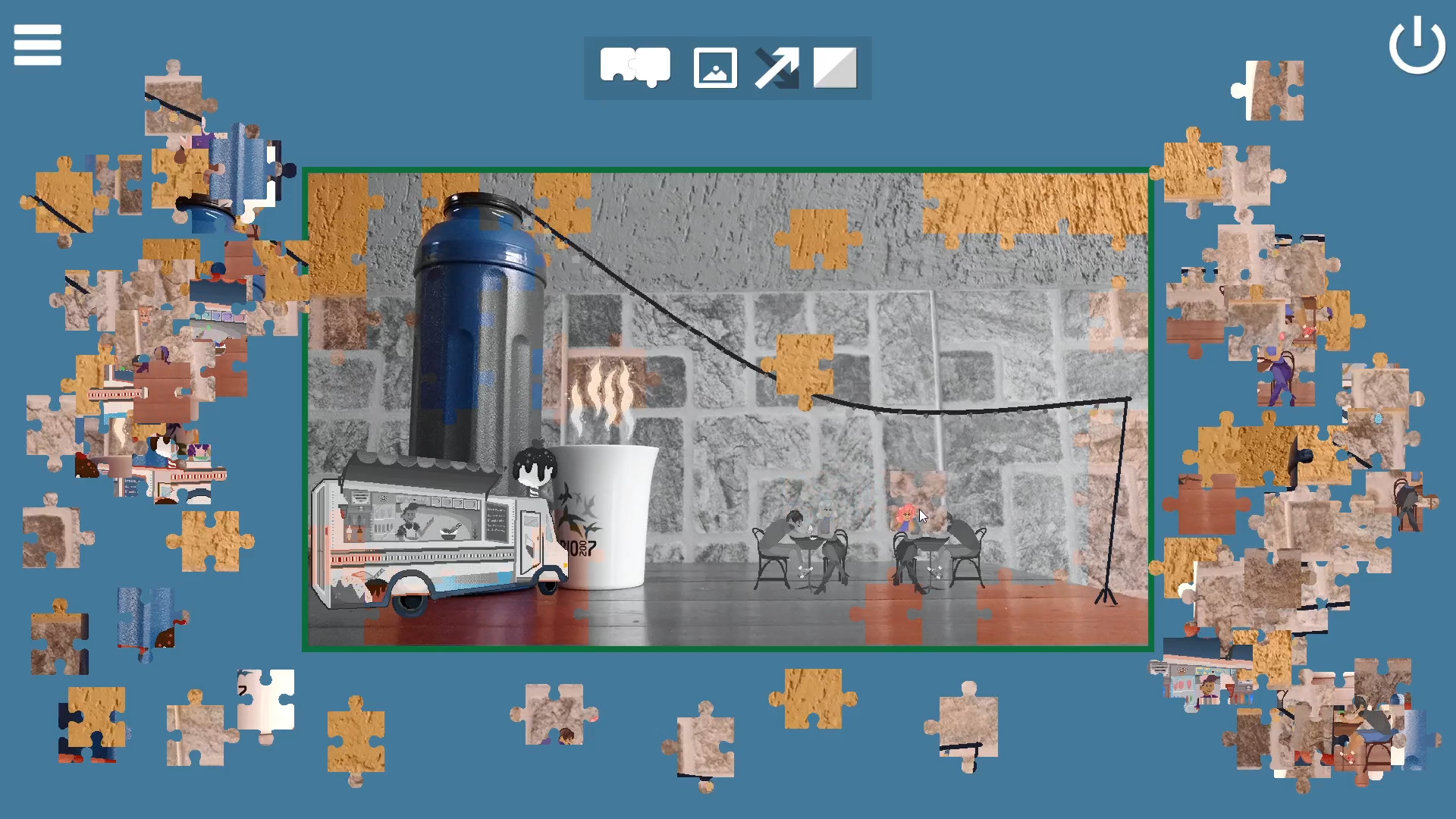 Invisible Places - Pixel Art Jigsaw Puzzle screenshot 2