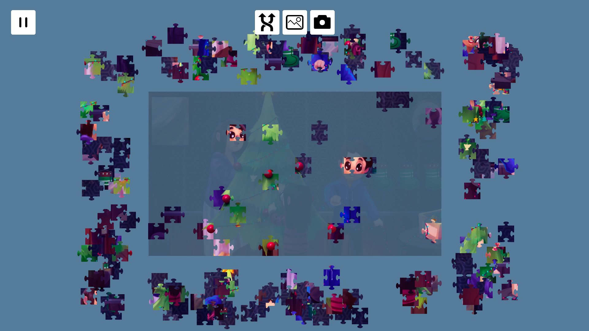 Christmas With My Family - Jigsaw Puzzle screenshot 2