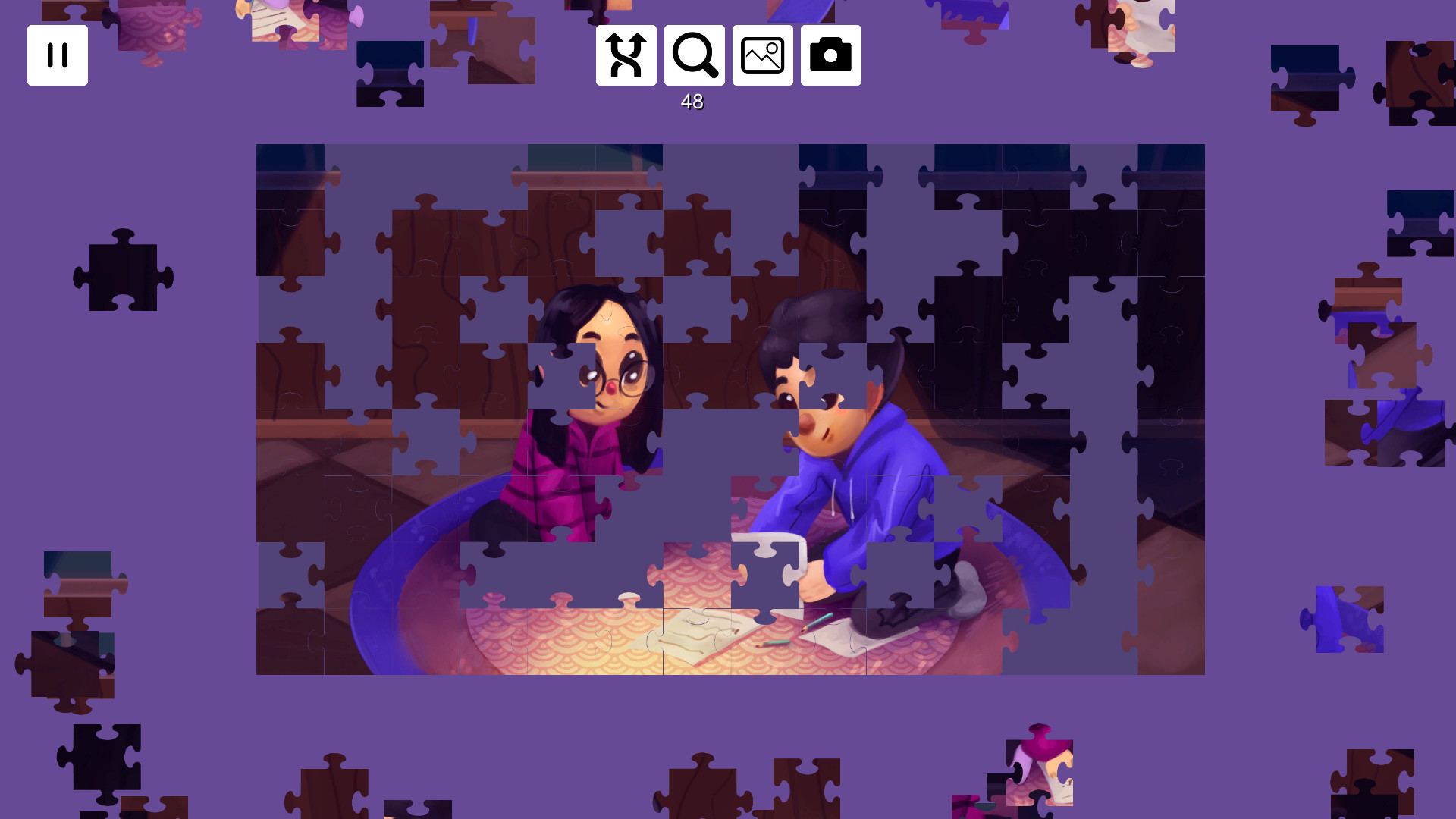 Christmas With My Family - Jigsaw Puzzle screenshot 1