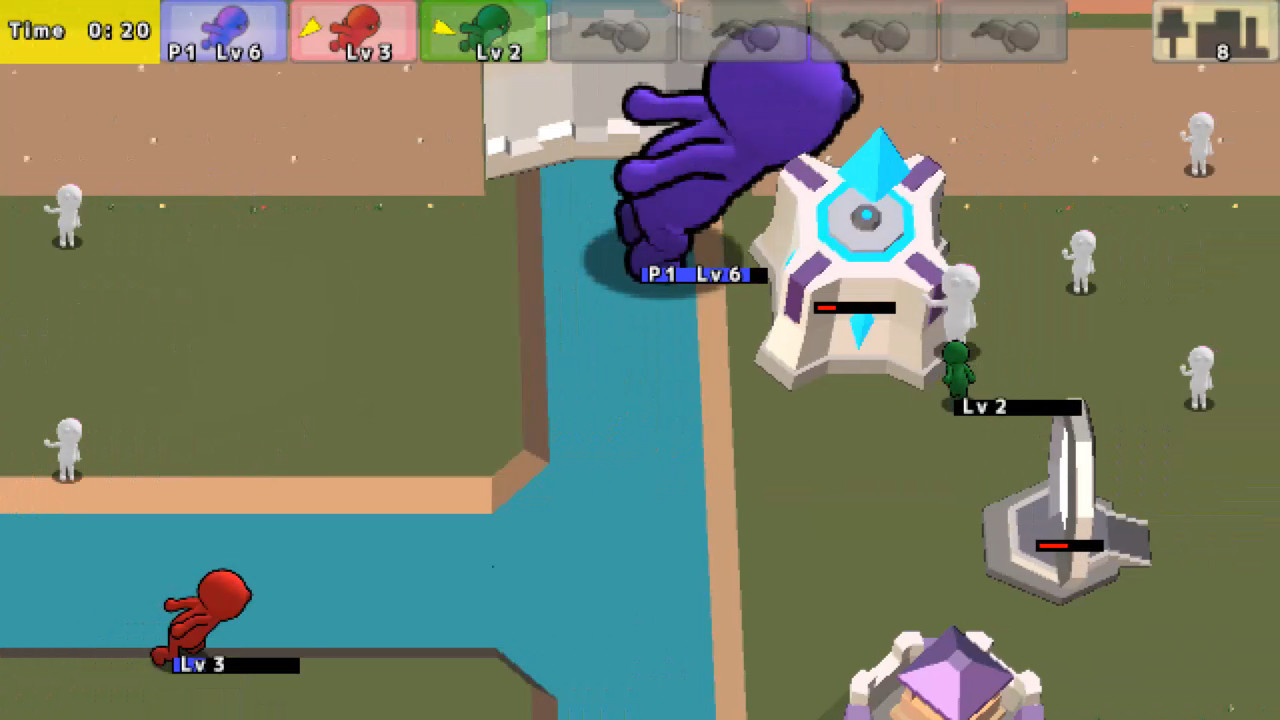 Pixel Game Maker Series Biggerman.io screenshot 3