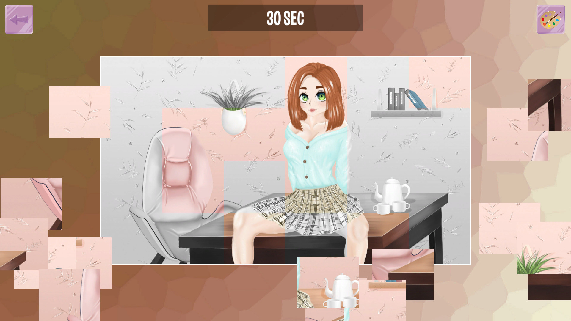 Girls on puzzle 5 screenshot 2