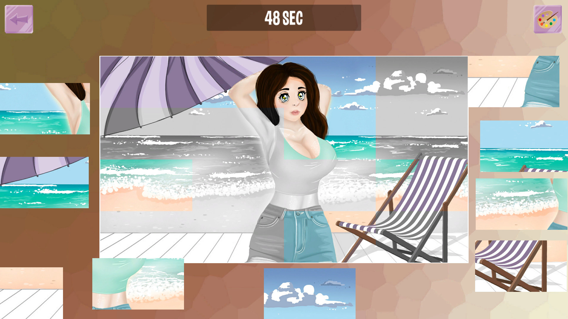 Girls on puzzle 5 screenshot 5