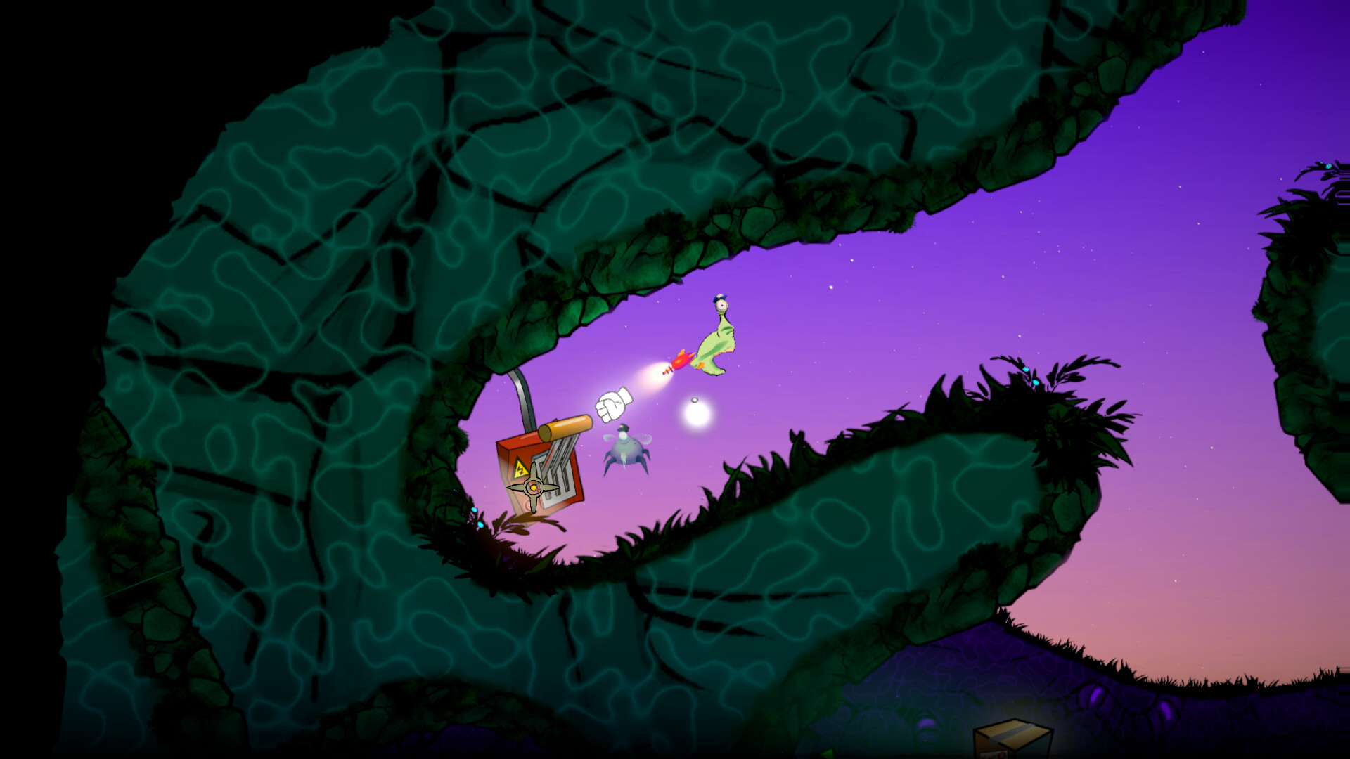Kickback Slug: Cosmic Courier screenshot 1