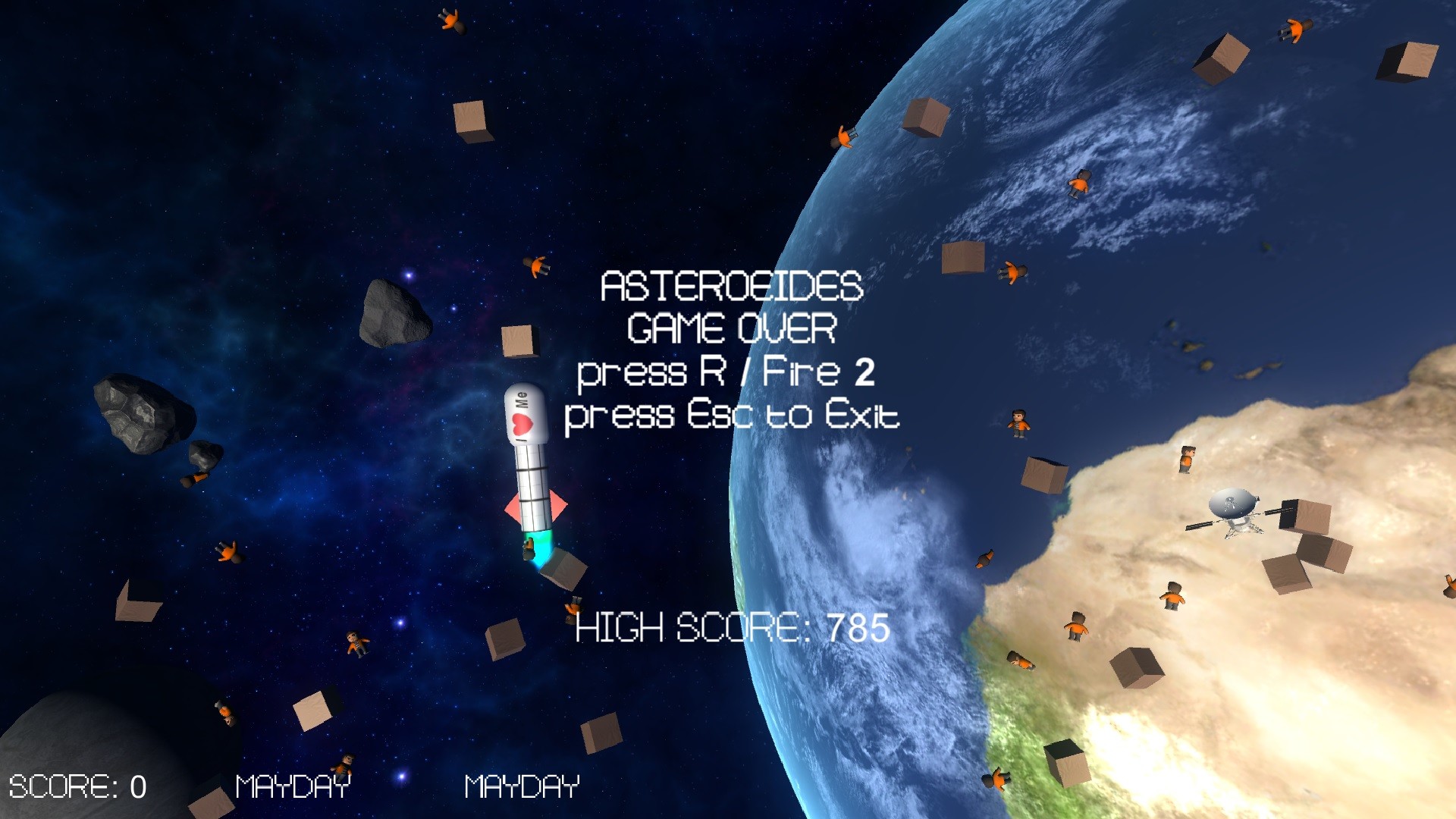 Asteroides screenshot 2