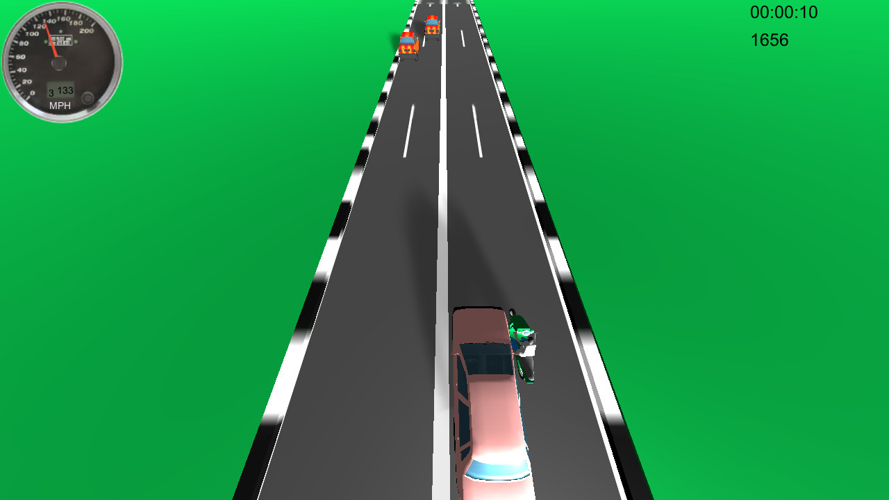 Motorbike Traffic Splash screenshot 1