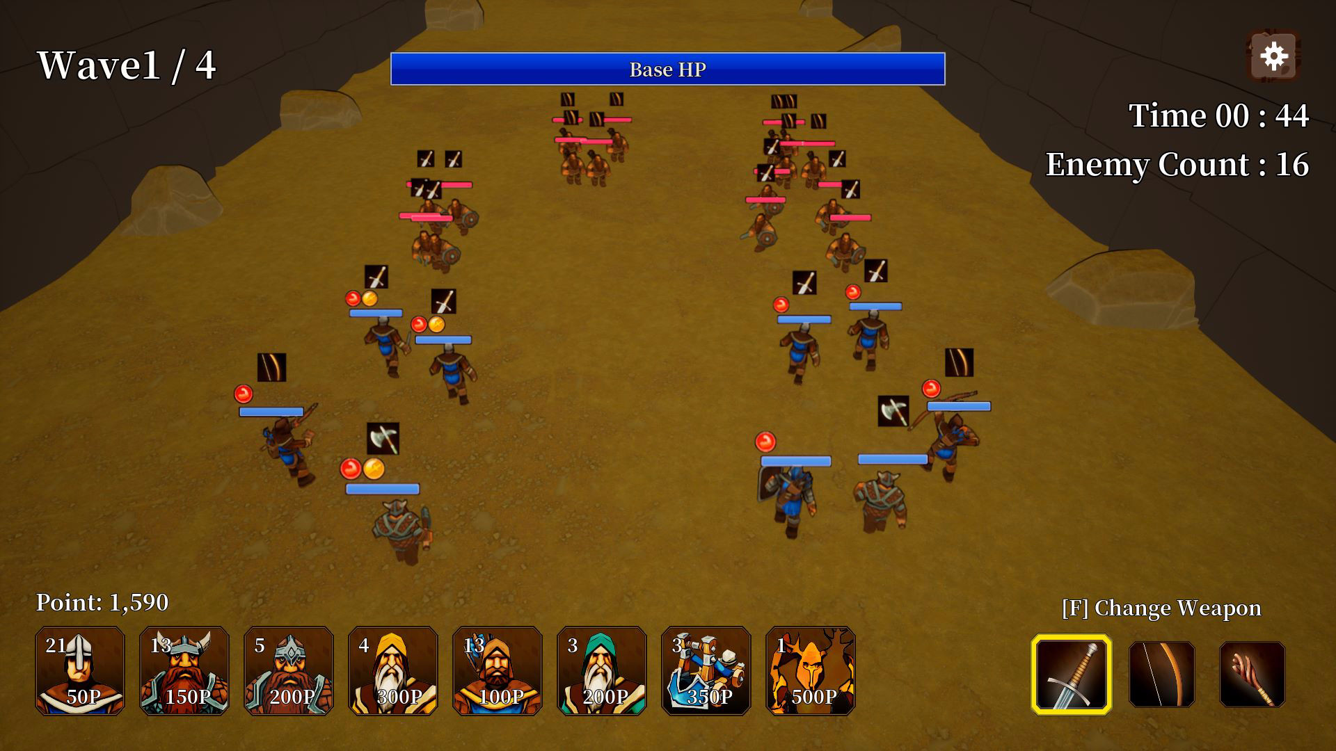 Defensive War -SEALED GOLEM- screenshot 4