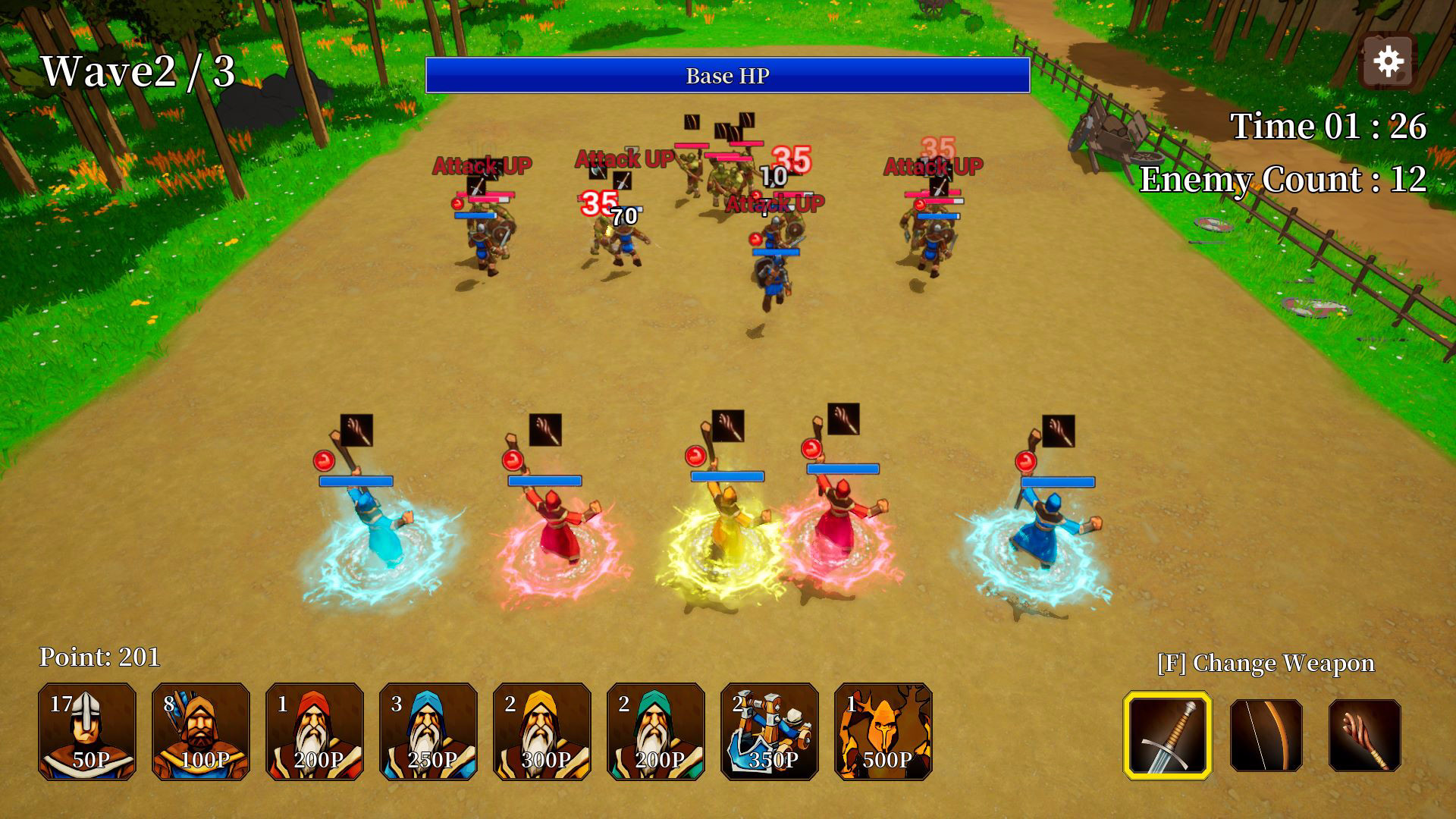 Defensive War -SEALED GOLEM- screenshot 2