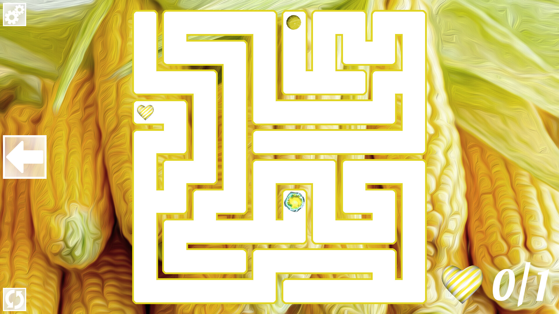 Maze Art: Yellow screenshot 1