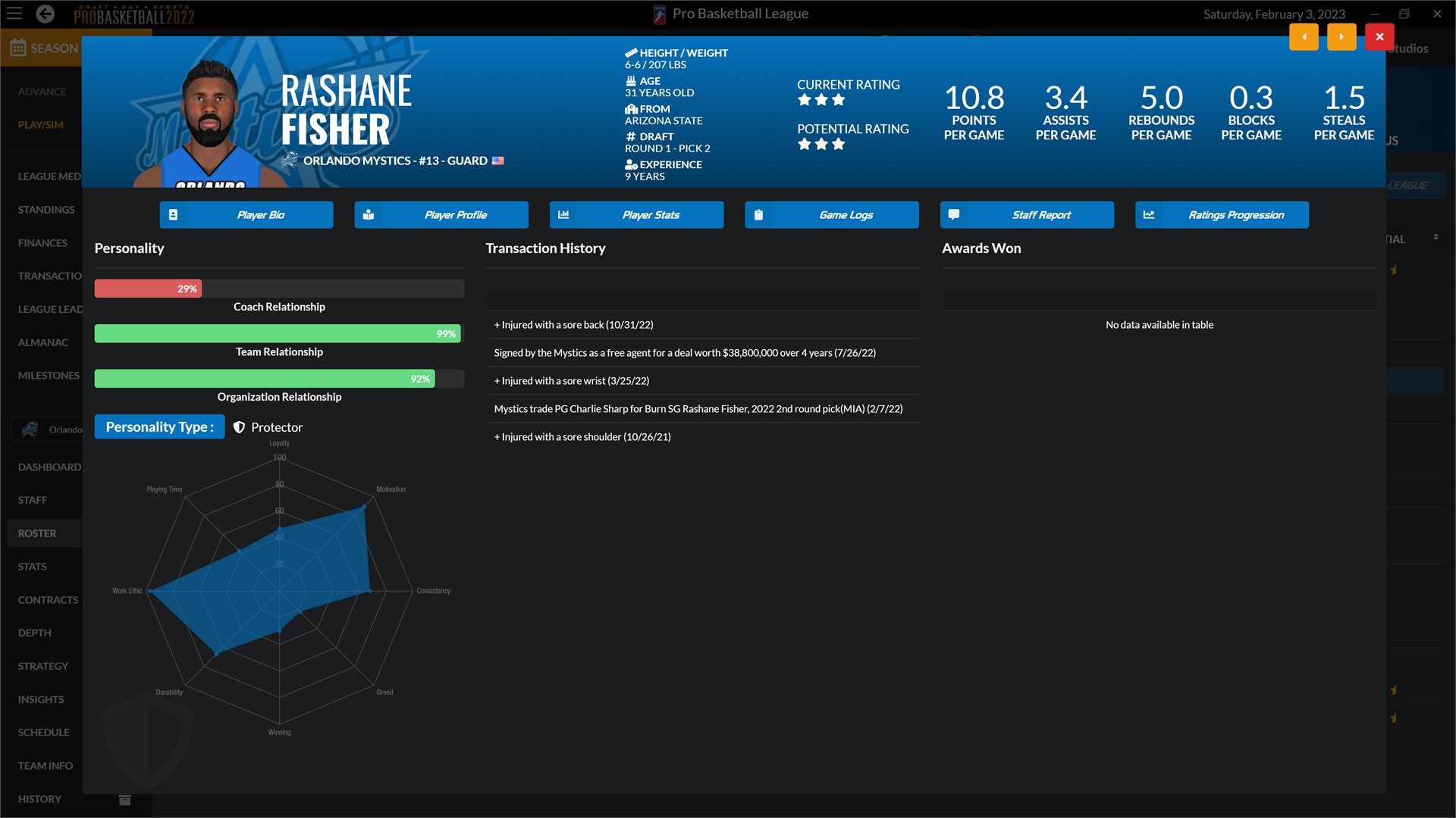 Draft Day Sports: Pro Basketball 2022 screenshot 10