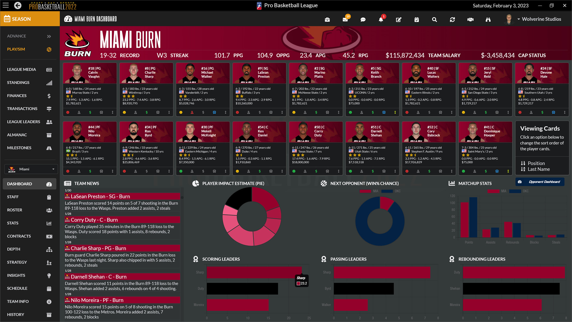 Draft Day Sports: Pro Basketball 2022 screenshot 7