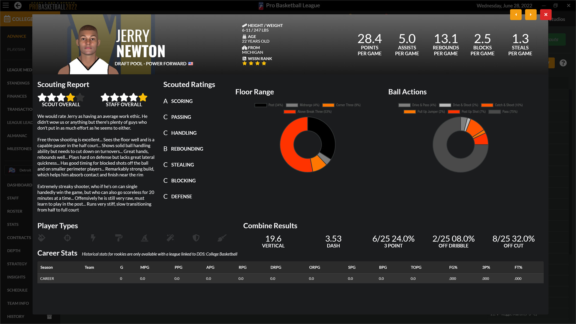 Draft Day Sports: Pro Basketball 2022 screenshot 6