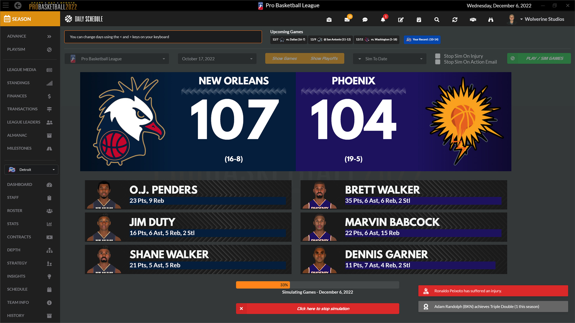 Draft Day Sports: Pro Basketball 2022 screenshot 13