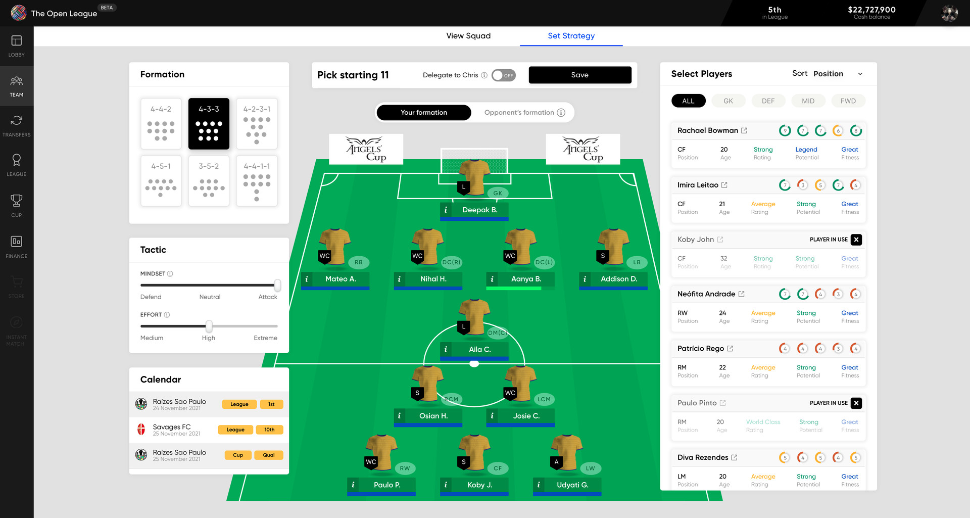 The Open League screenshot 2