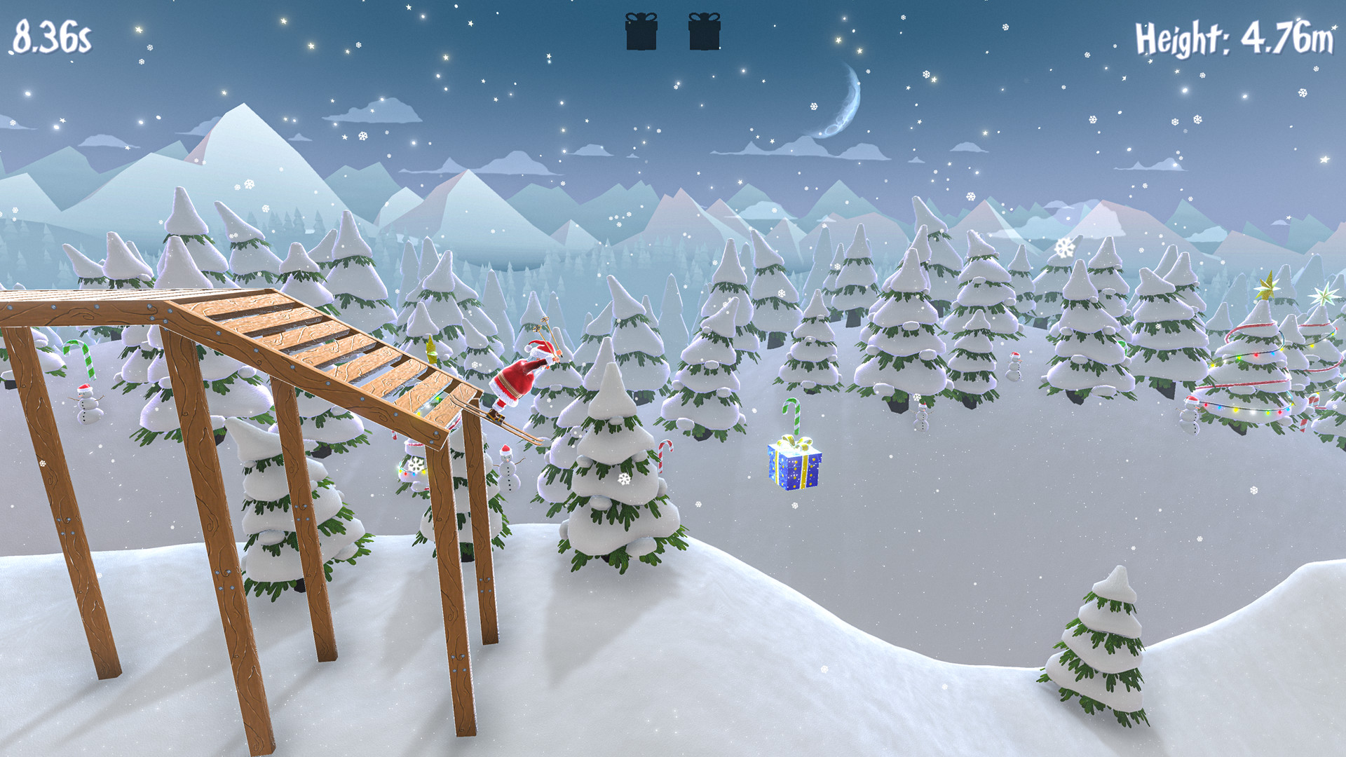 Santa's Slippery Slope (Ski Stunts) screenshot 13