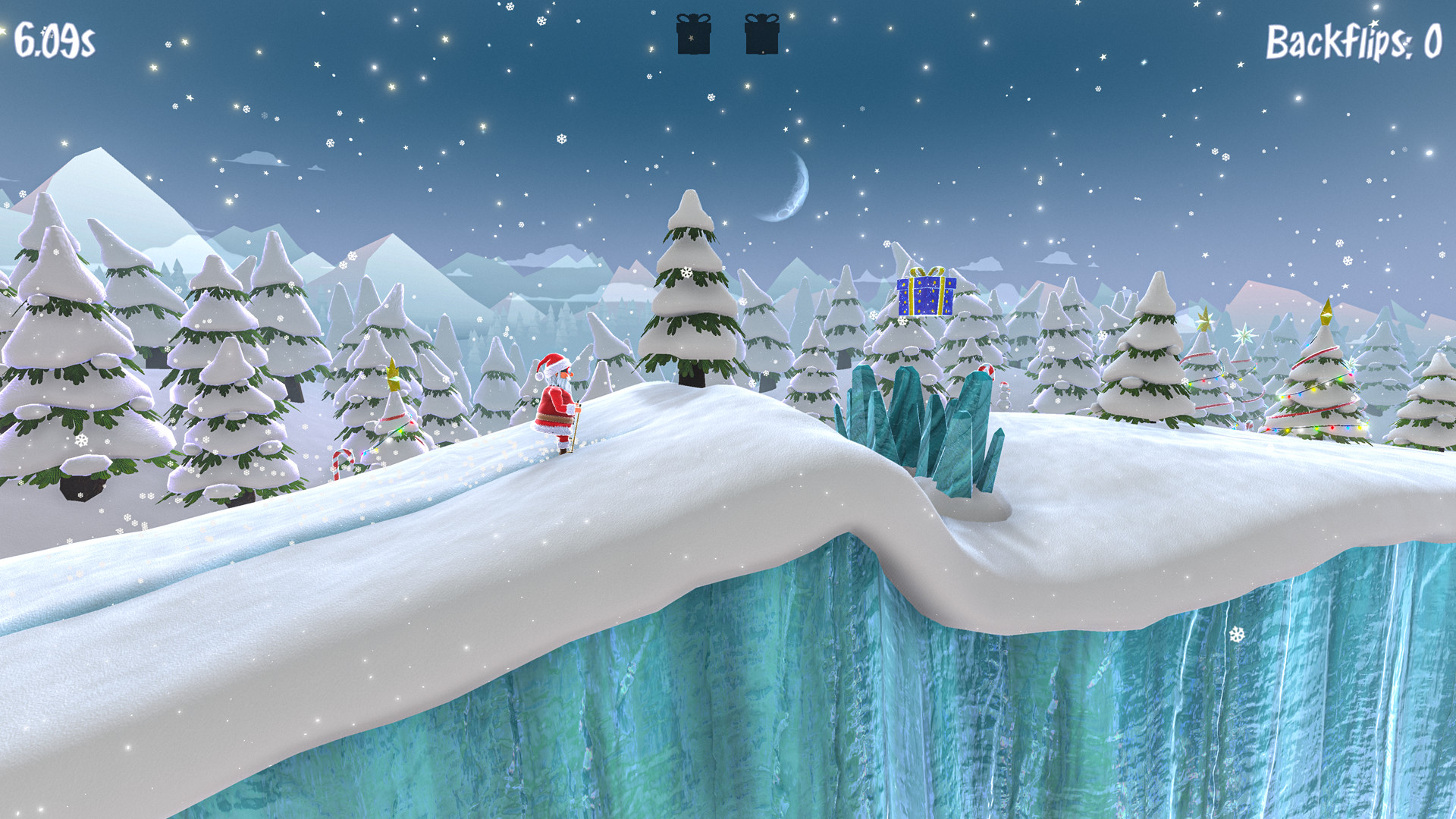 Santa's Slippery Slope (Ski Stunts) screenshot 3