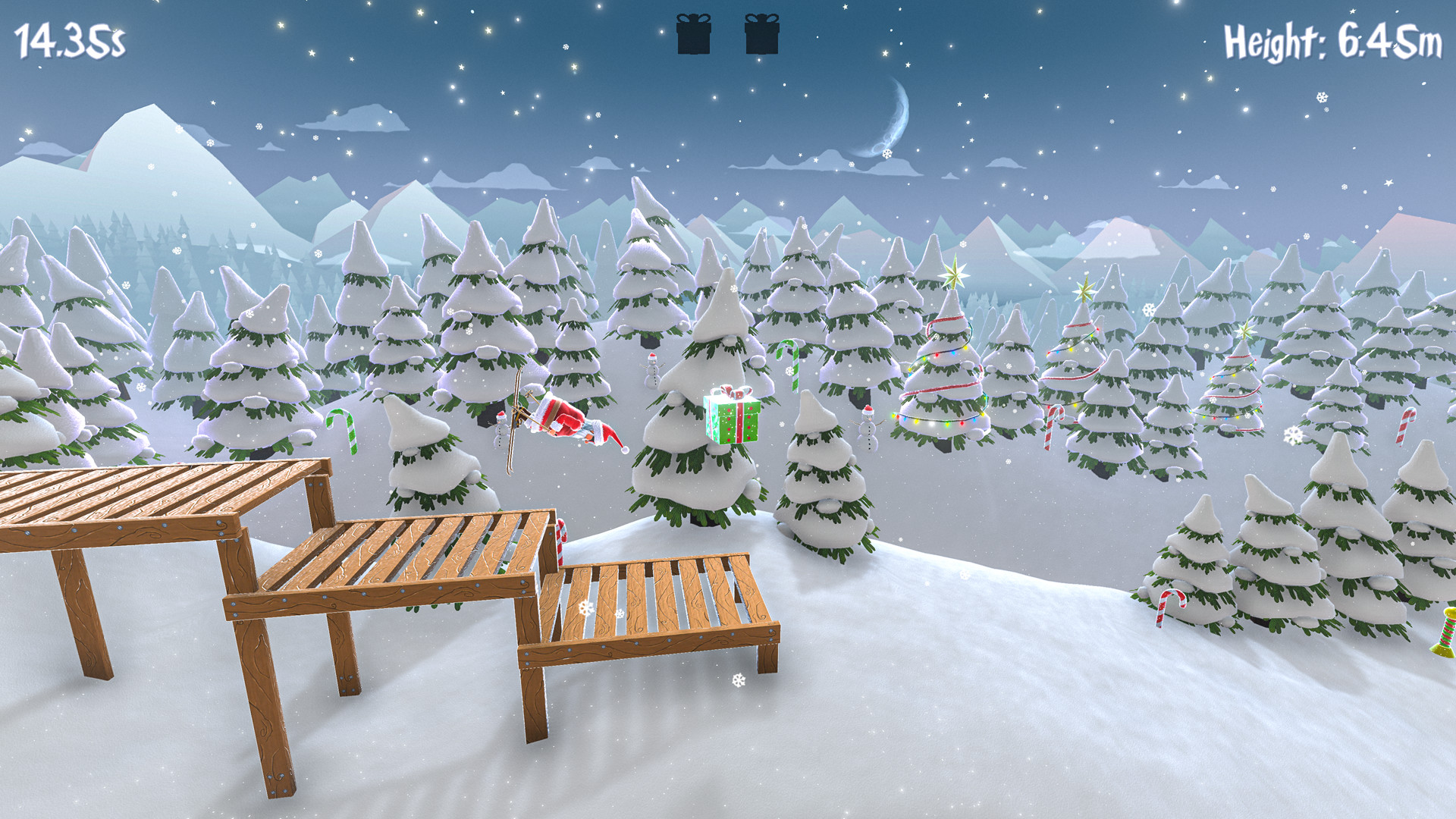 Santa's Slippery Slope (Ski Stunts) screenshot 14