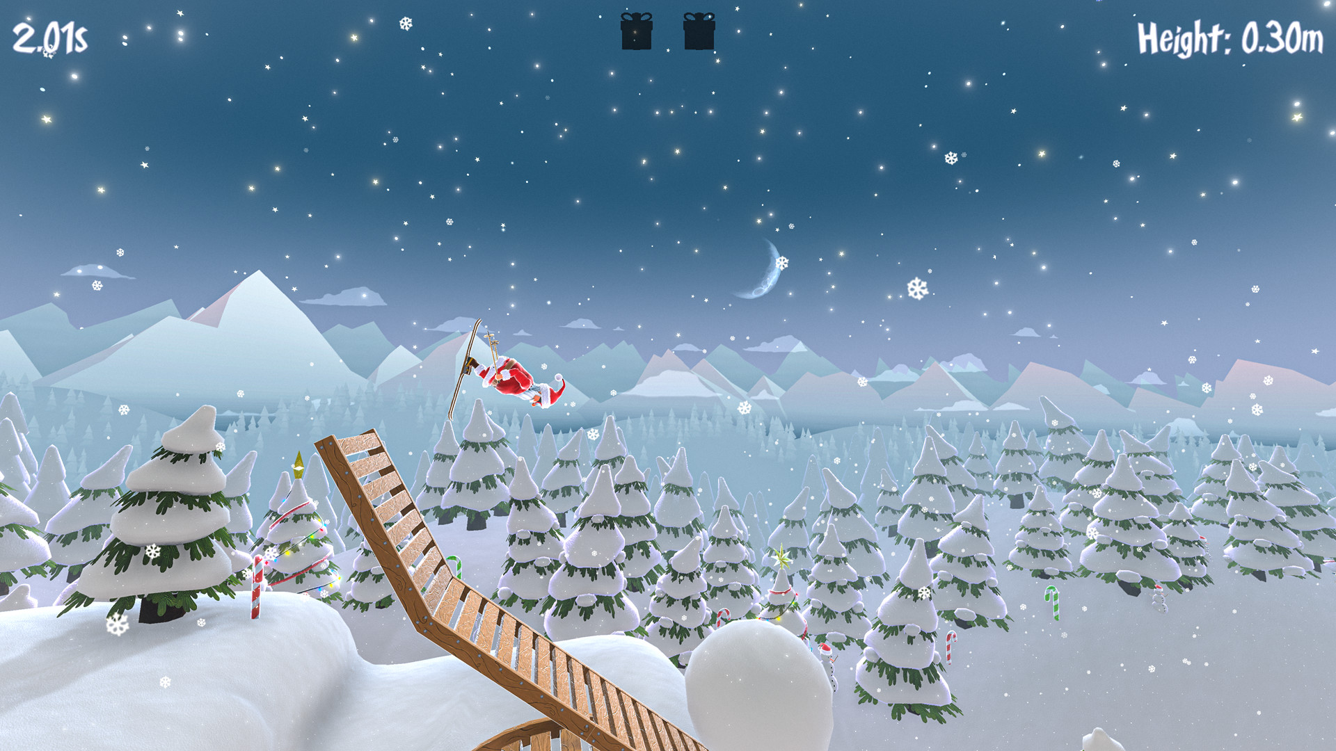 Santa's Slippery Slope (Ski Stunts) screenshot 10