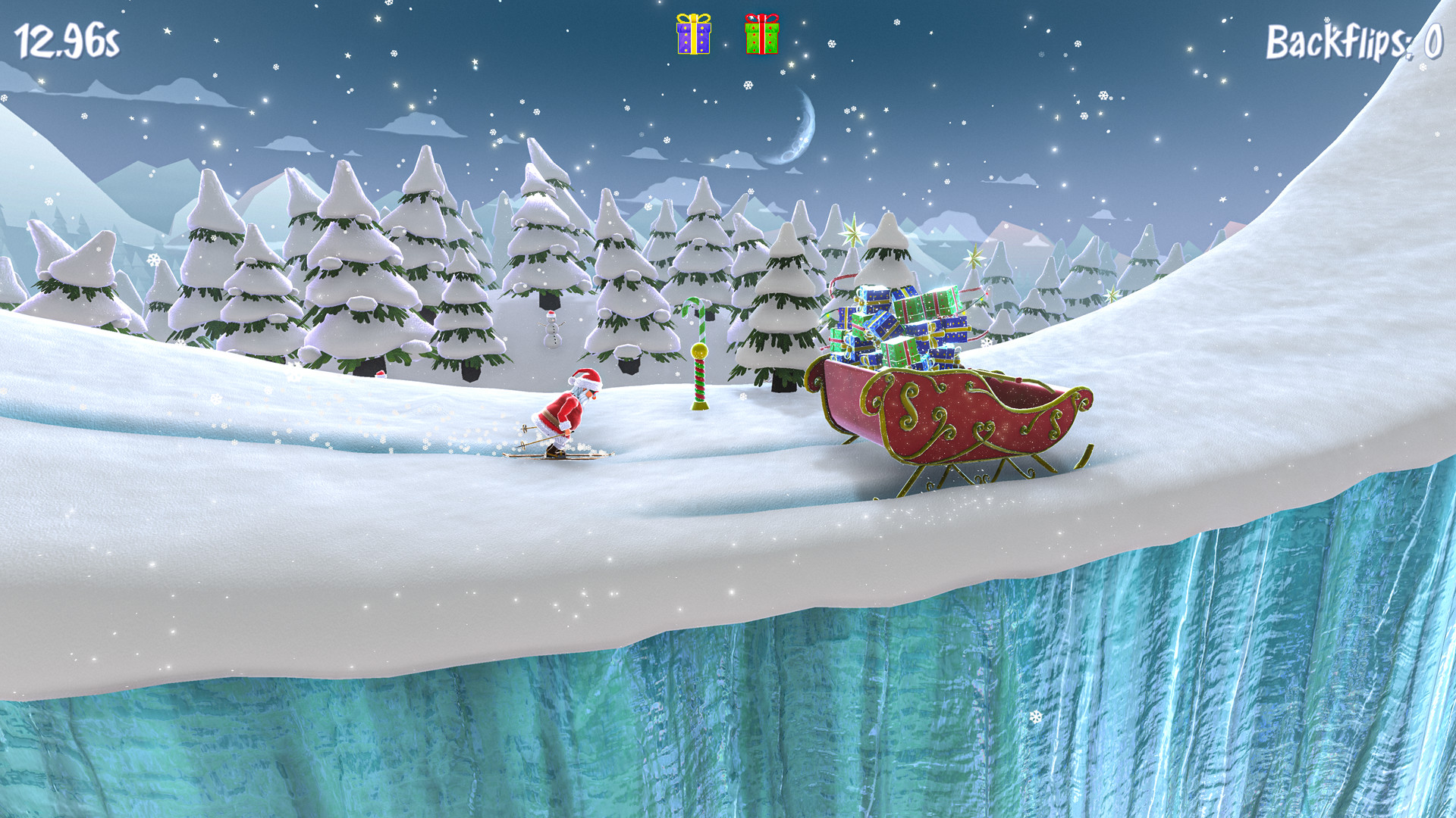 Santa's Slippery Slope (Ski Stunts) screenshot 15