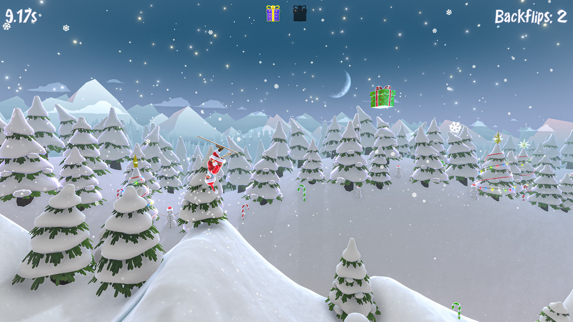 Santa's Slippery Slope (Ski Stunts) screenshot 16