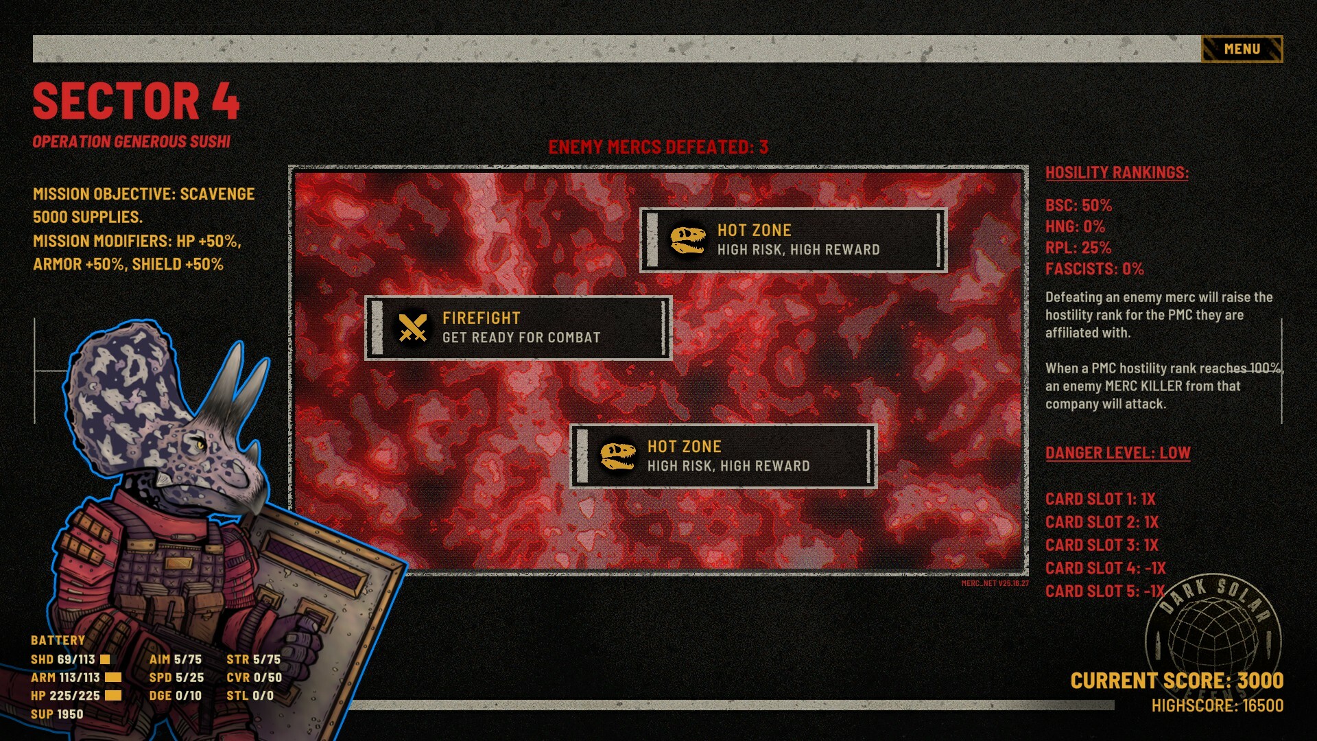 DINO MERCS screenshot 2